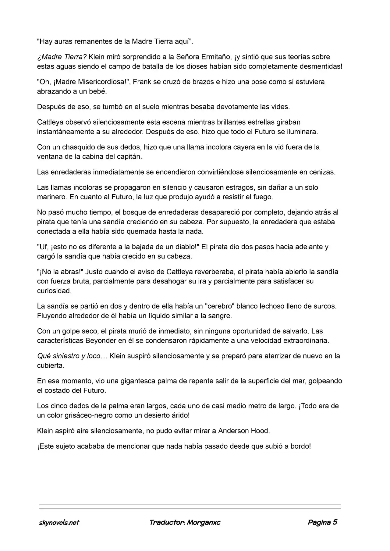 Lord Of The Mysteries (Novela) - Capítulo 656 - Página 5 - LectorTMOo