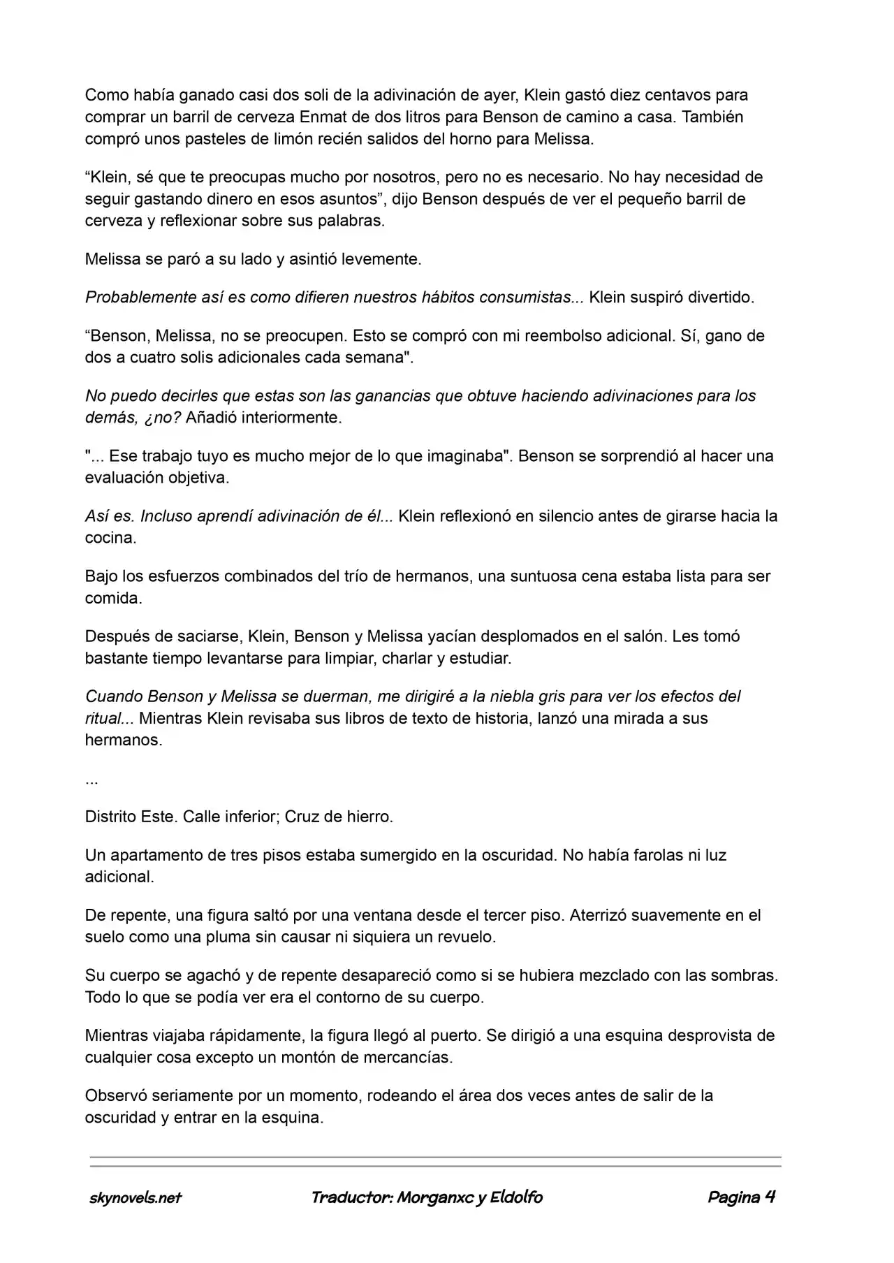 Lord Of The Mysteries (Novela) - Capítulo 66 - Página 4 - LectorTMOo
