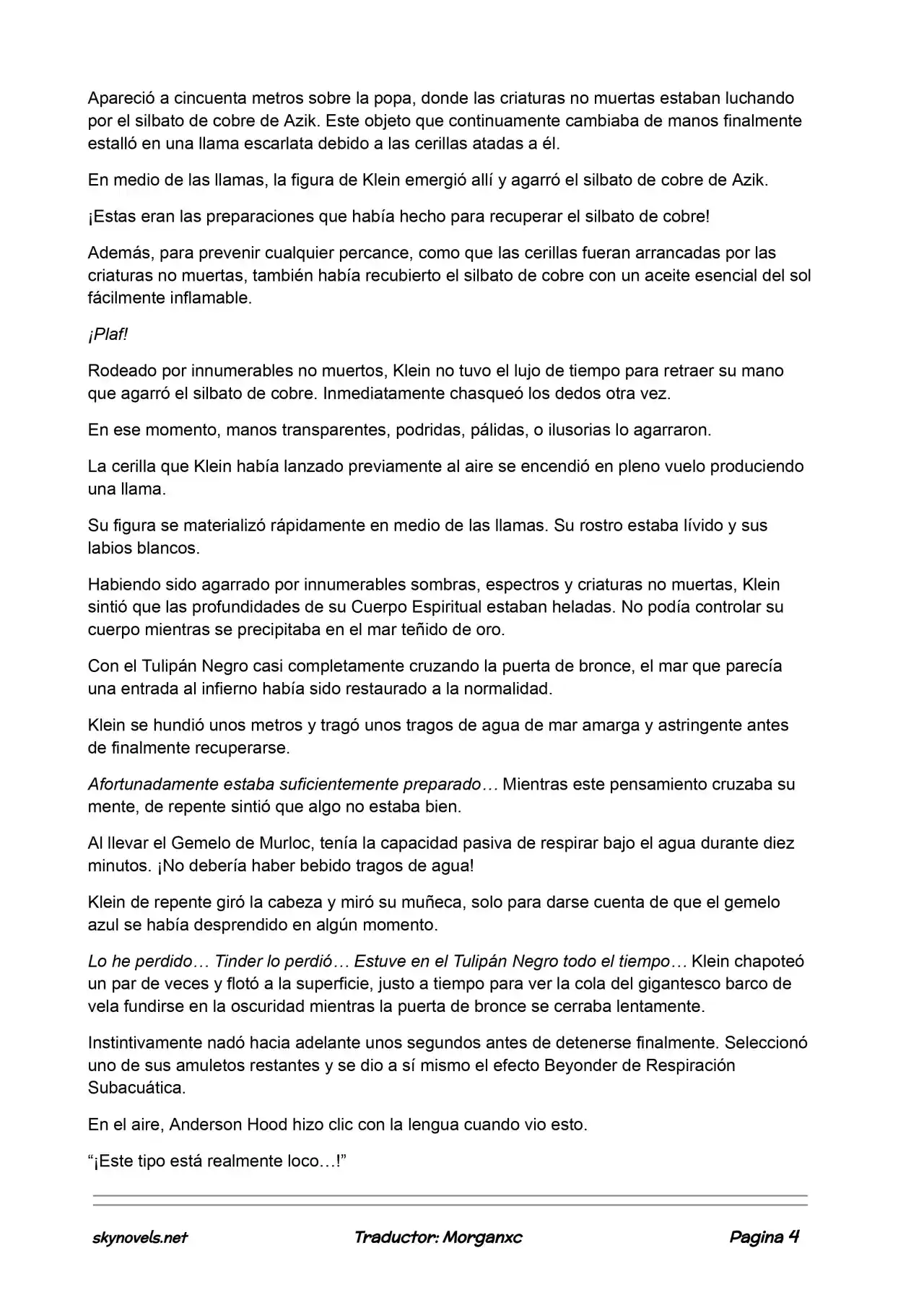 Lord Of The Mysteries (Novela) - Capítulo 660 - Página 4 - LectorTMOo