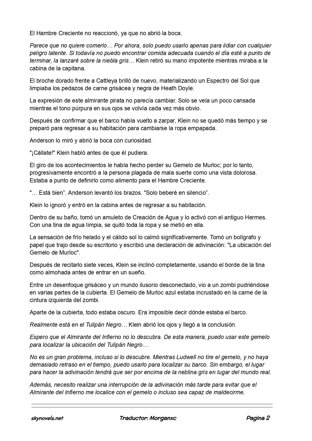 Lord Of The Mysteries (Novela) - Capítulo 661 - Página 2 - LectorTMOo