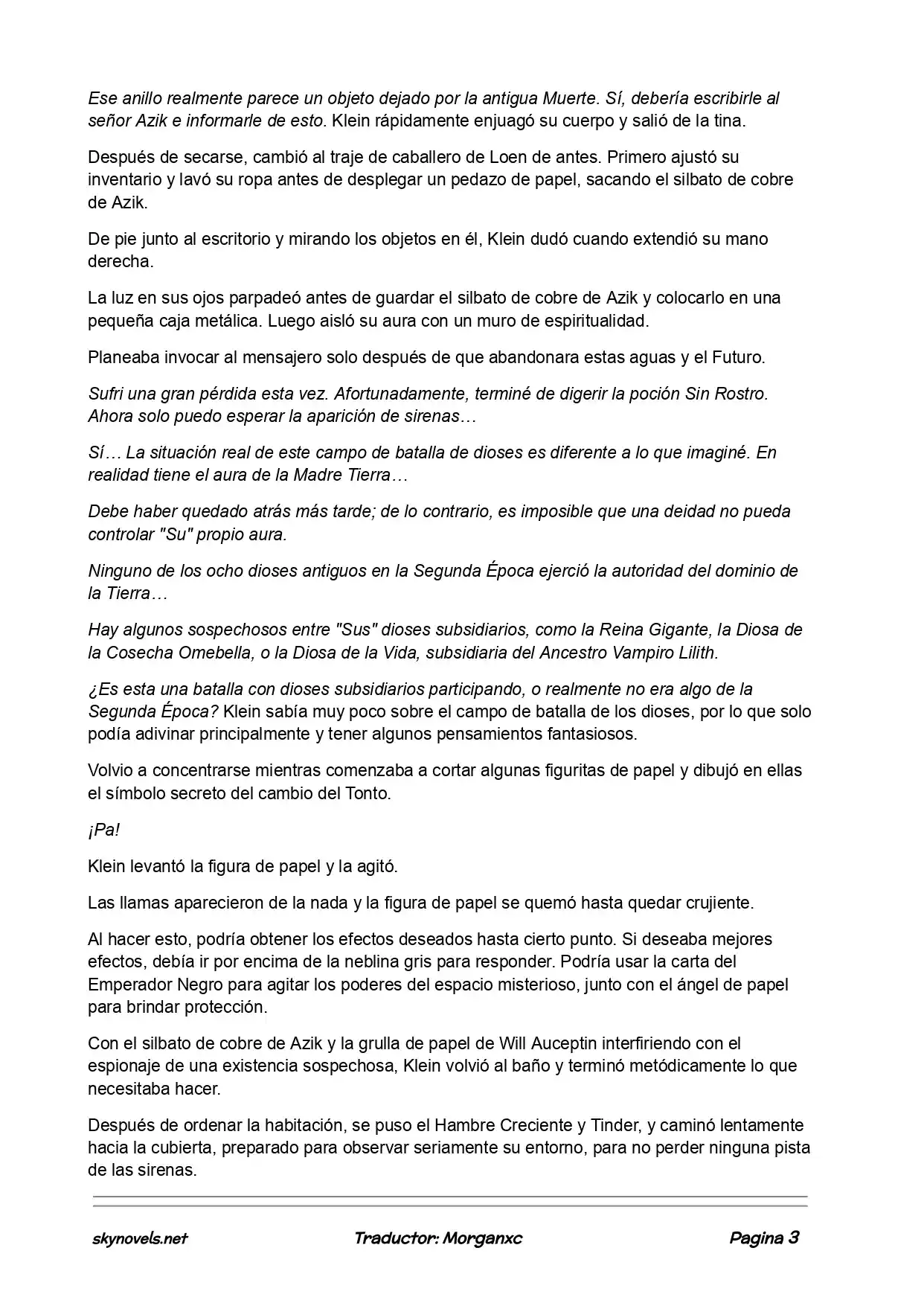 Lord Of The Mysteries (Novela) - Capítulo 661 - Página 3 - LectorTMOo