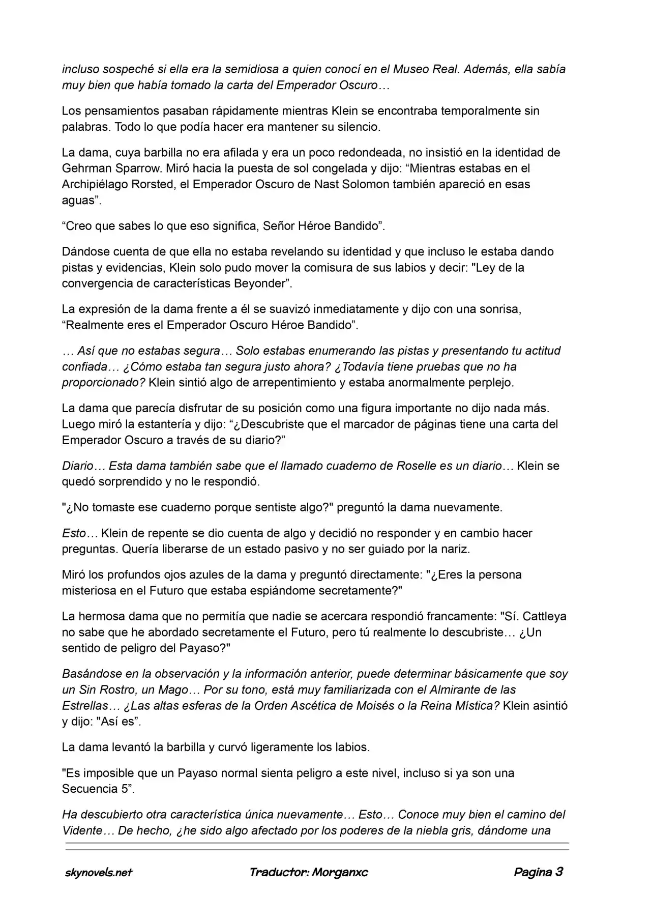 Lord Of The Mysteries (Novela) - Capítulo 662 - Página 3 - LectorTMOo