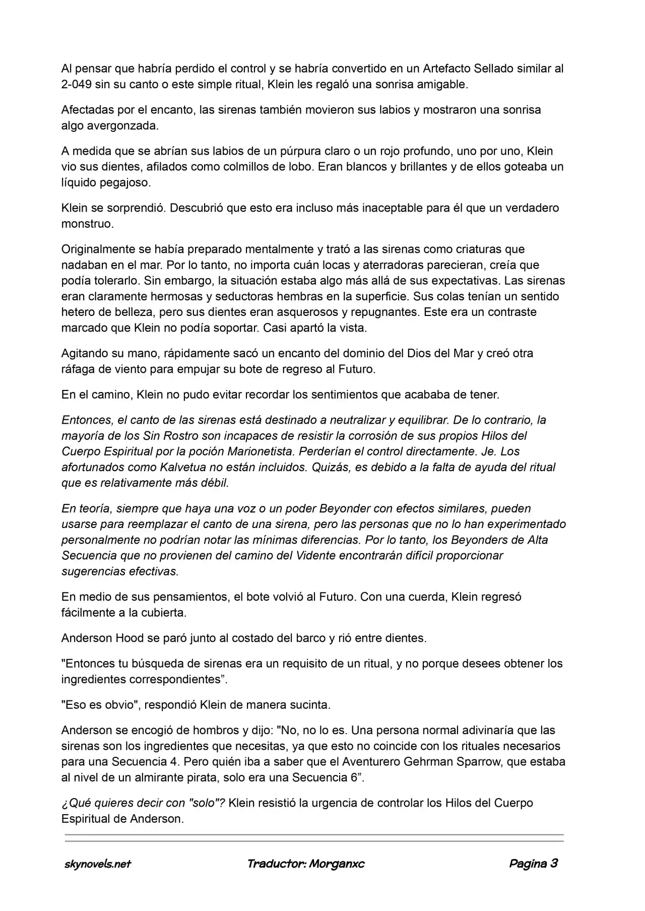 Lord Of The Mysteries (Novela) - Capítulo 665 - Página 3 - LectorTMOo
