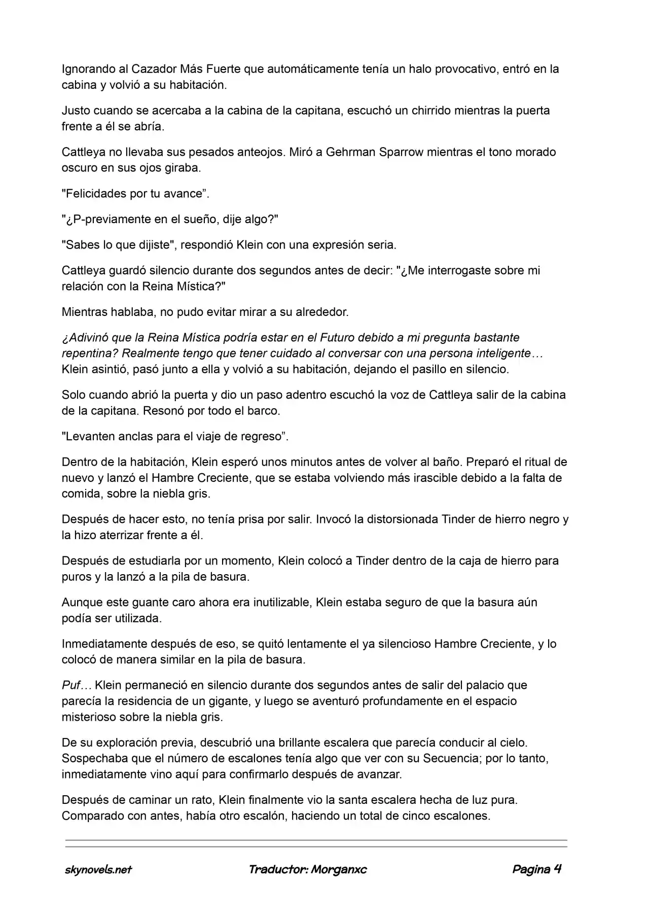 Lord Of The Mysteries (Novela) - Capítulo 665 - Página 4 - LectorTMOo