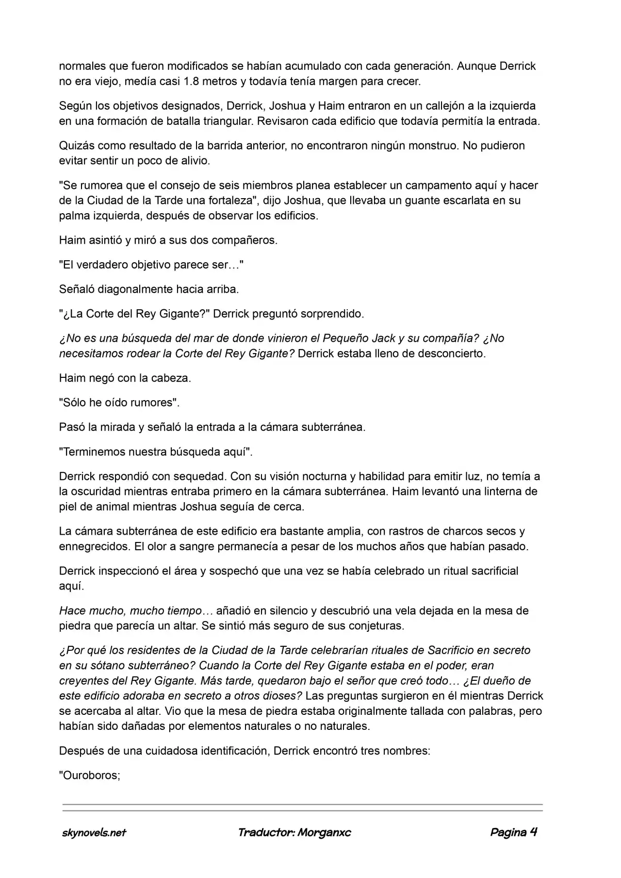 Lord Of The Mysteries (Novela) - Capítulo 666 - Página 4 - LectorTMOo