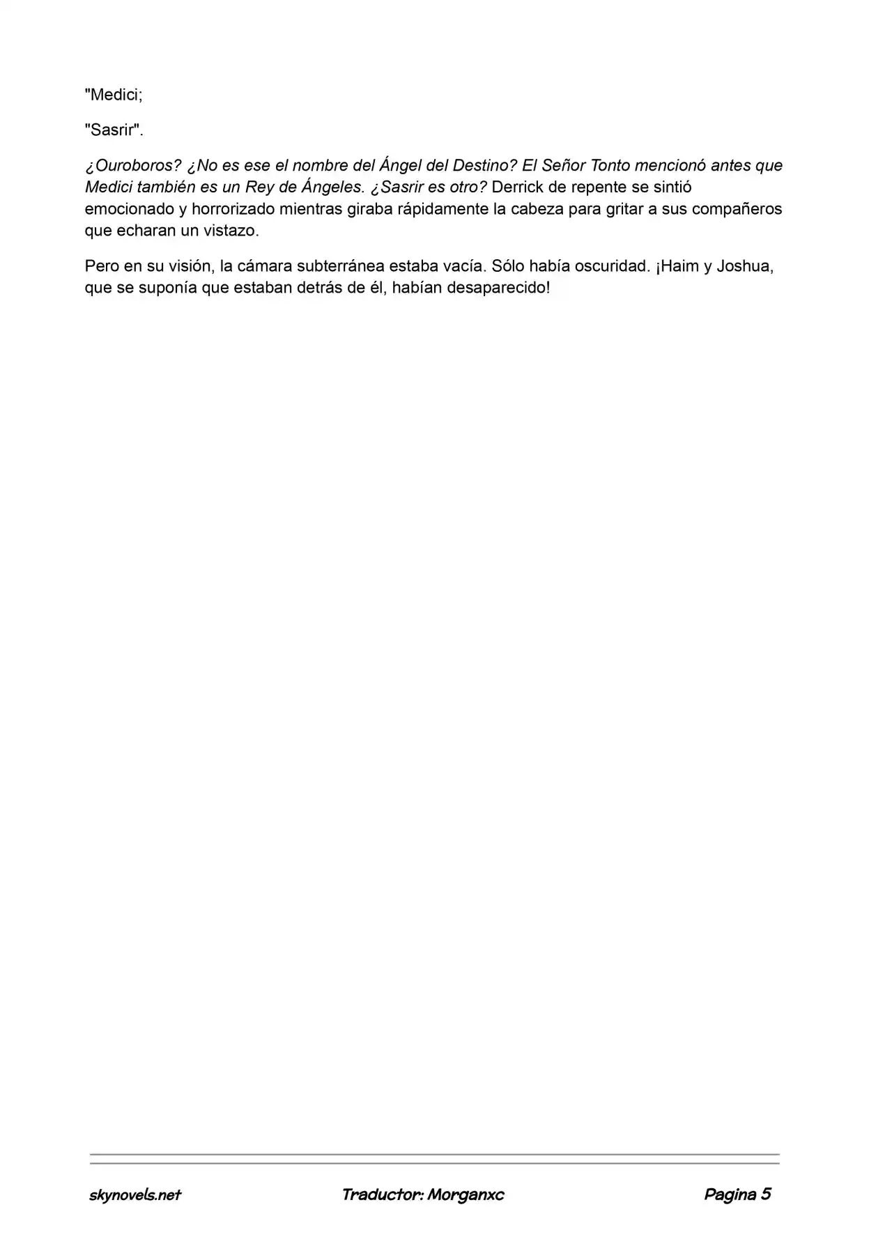 Lord Of The Mysteries (Novela) - Capítulo 666 - Página 5 - LectorTMOo