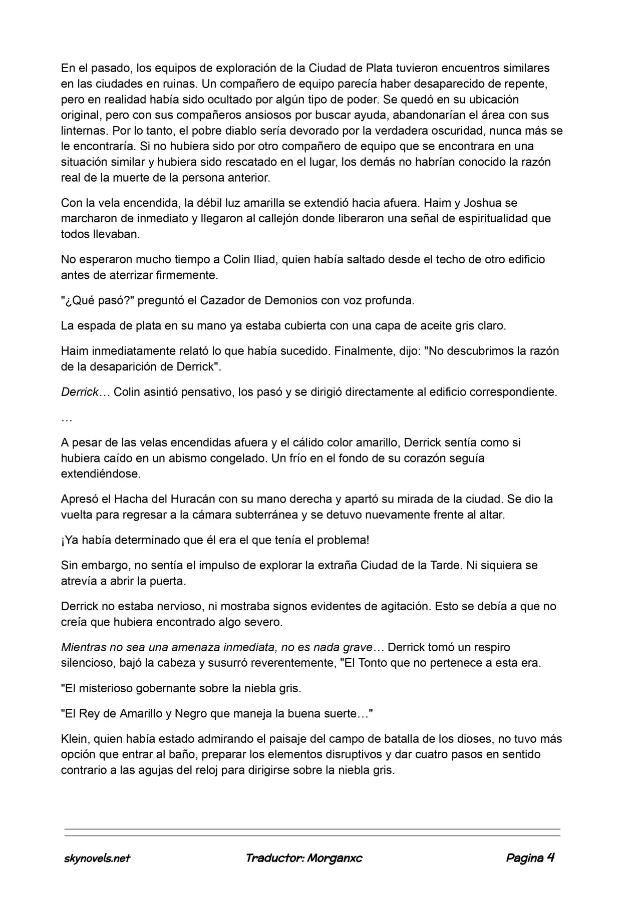 Lord Of The Mysteries (Novela) - Capítulo 667 - Página 4 - LectorTMOo