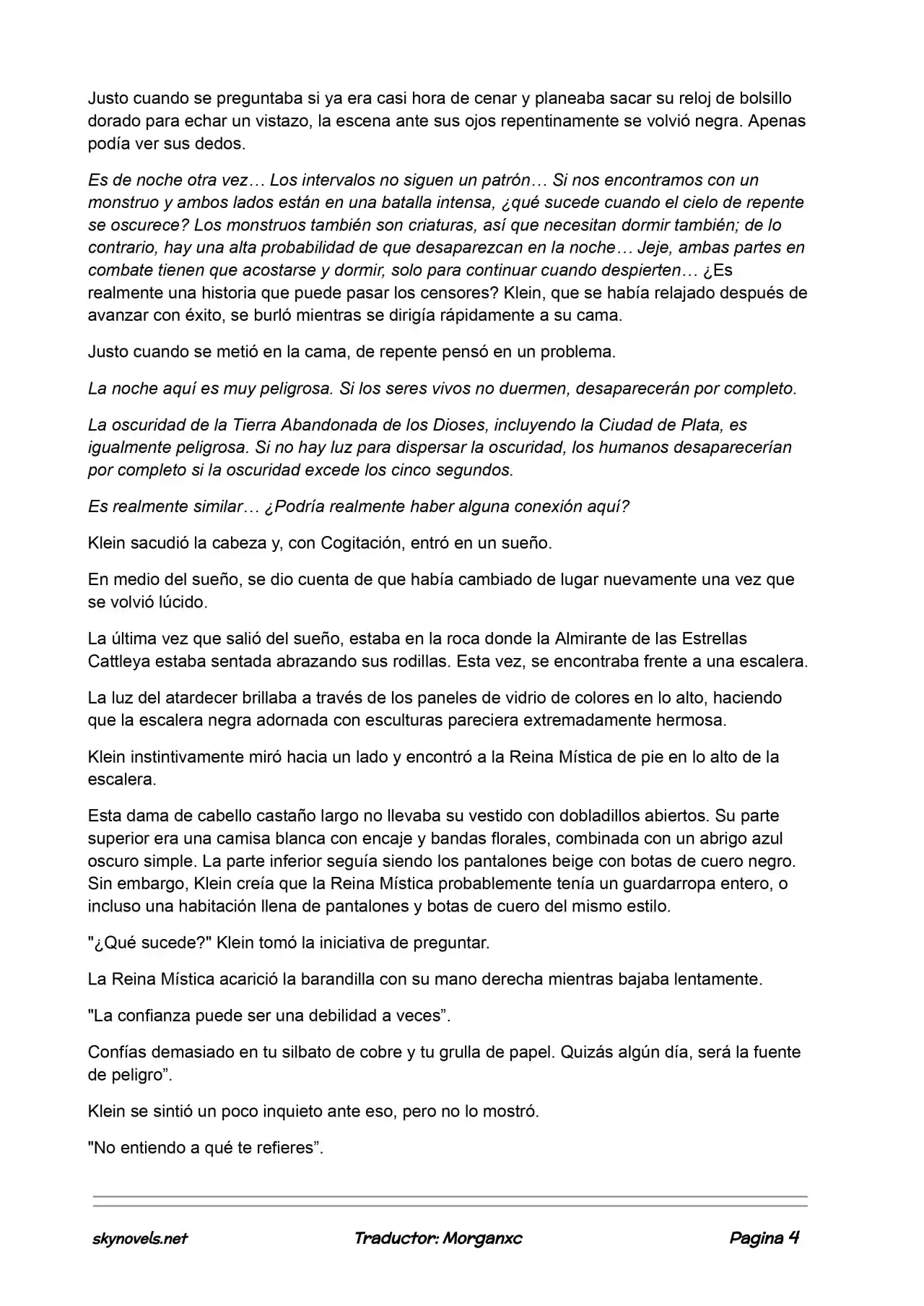 Lord Of The Mysteries (Novela) - Capítulo 668 - Página 4 - LectorTMOo