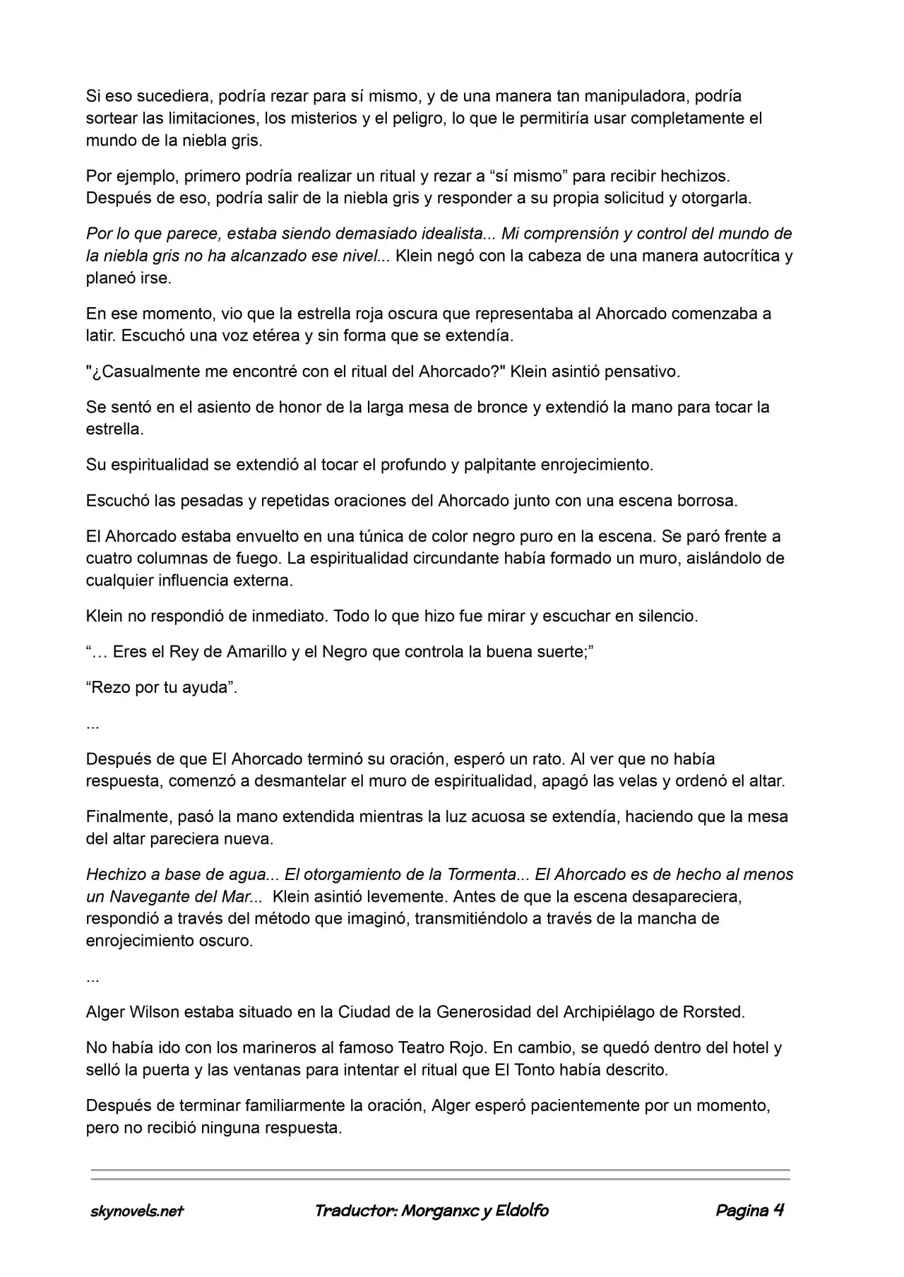 Lord Of The Mysteries (Novela) - Capítulo 67 - Página 4 - LectorTMOo