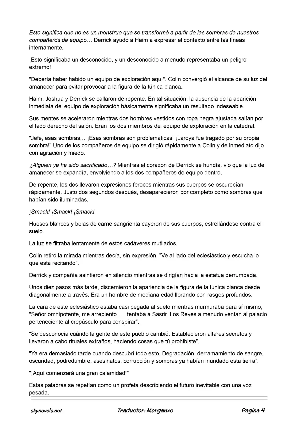 Lord Of The Mysteries (Novela) - Capítulo 670 - Página 4 - LectorTMOo