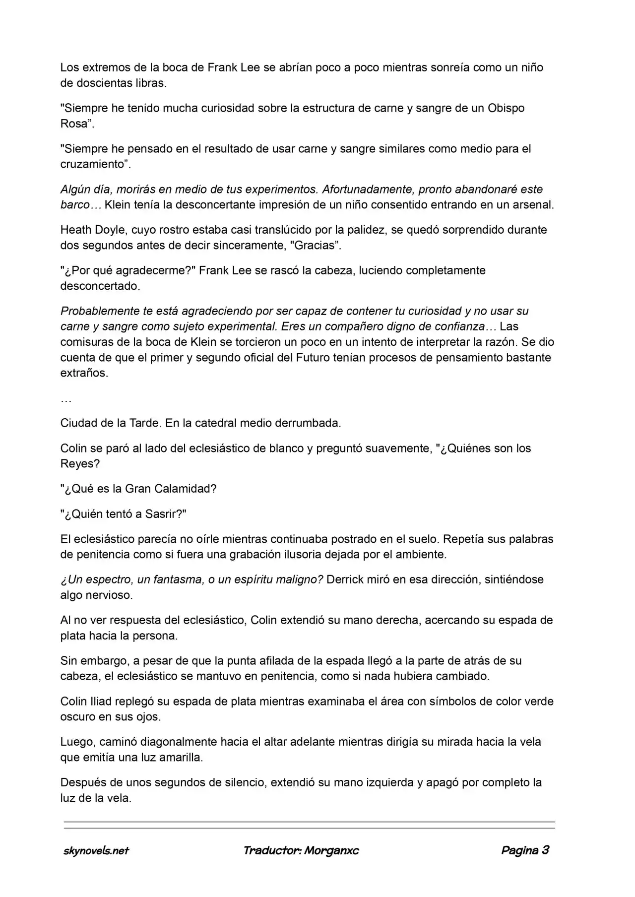Lord Of The Mysteries (Novela) - Capítulo 671 - Página 3 - LectorTMOo