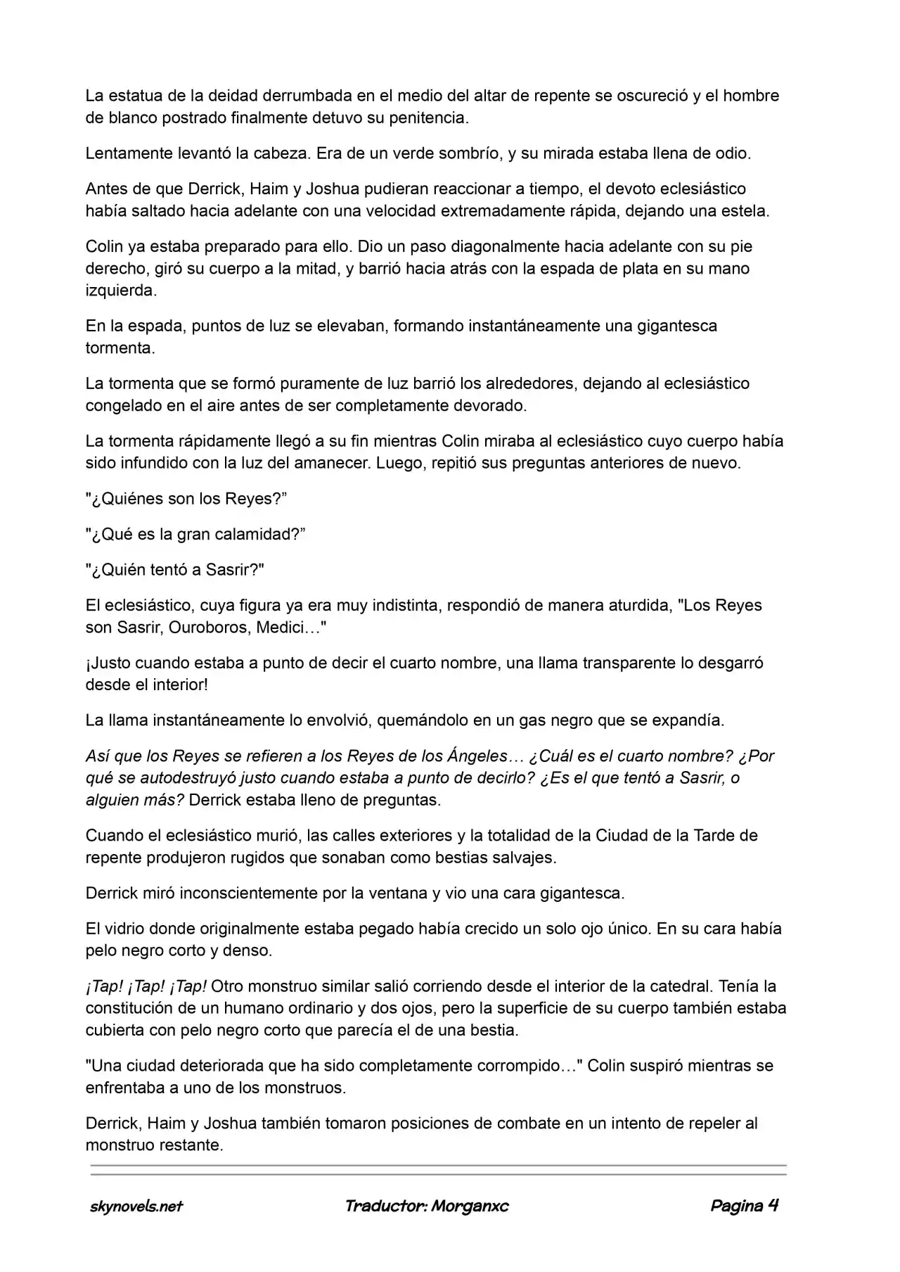 Lord Of The Mysteries (Novela) - Capítulo 671 - Página 4 - LectorTMOo