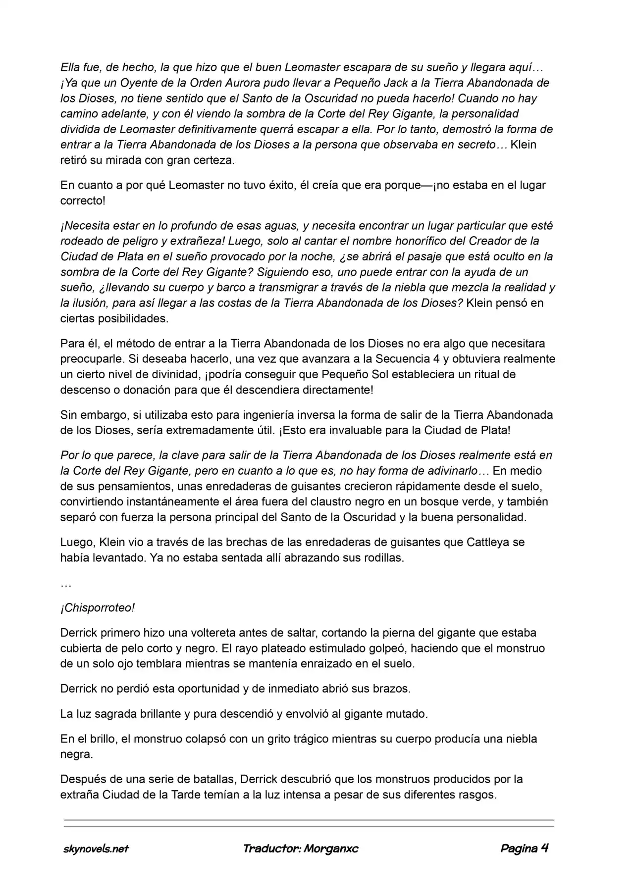 Lord Of The Mysteries (Novela) - Capítulo 672 - Página 4 - LectorTMOo