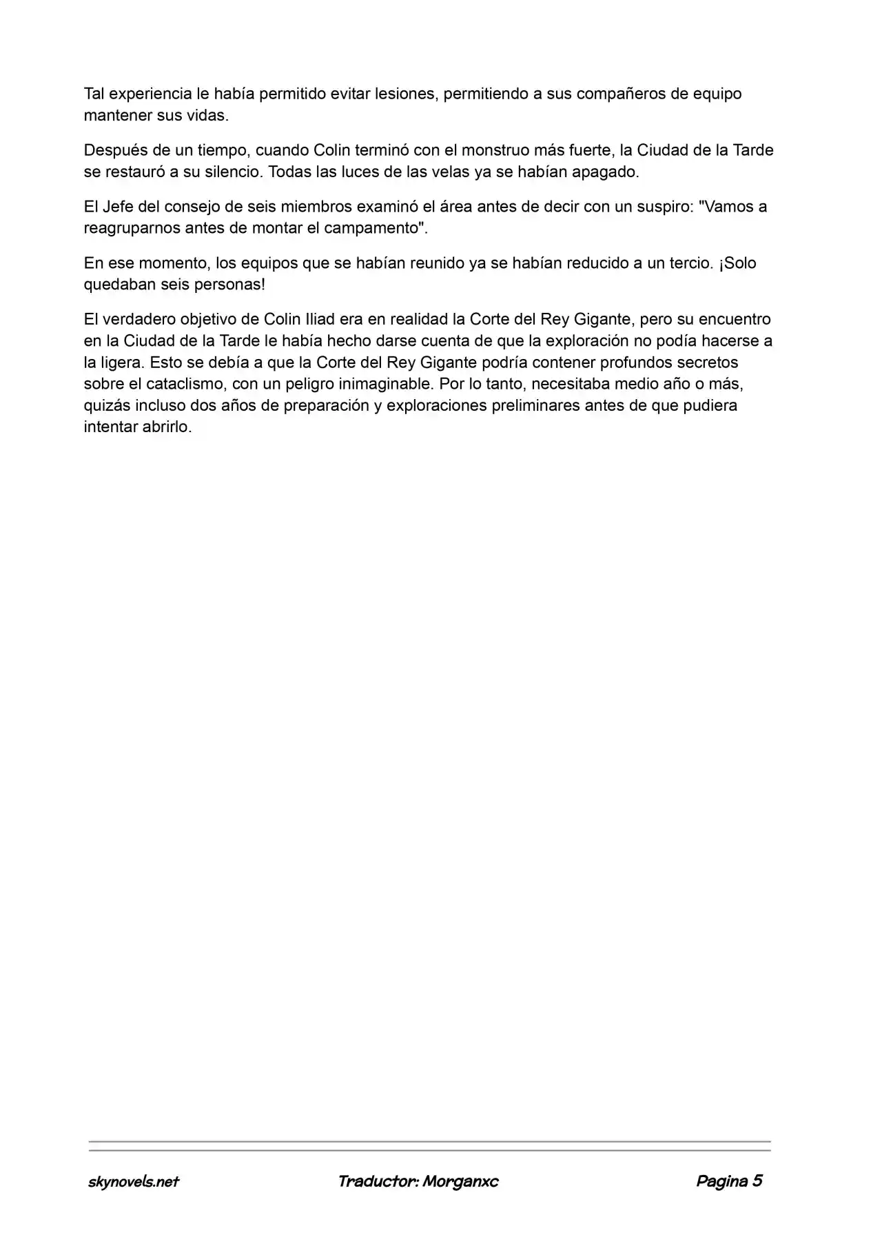 Lord Of The Mysteries (Novela) - Capítulo 672 - Página 5 - LectorTMOo