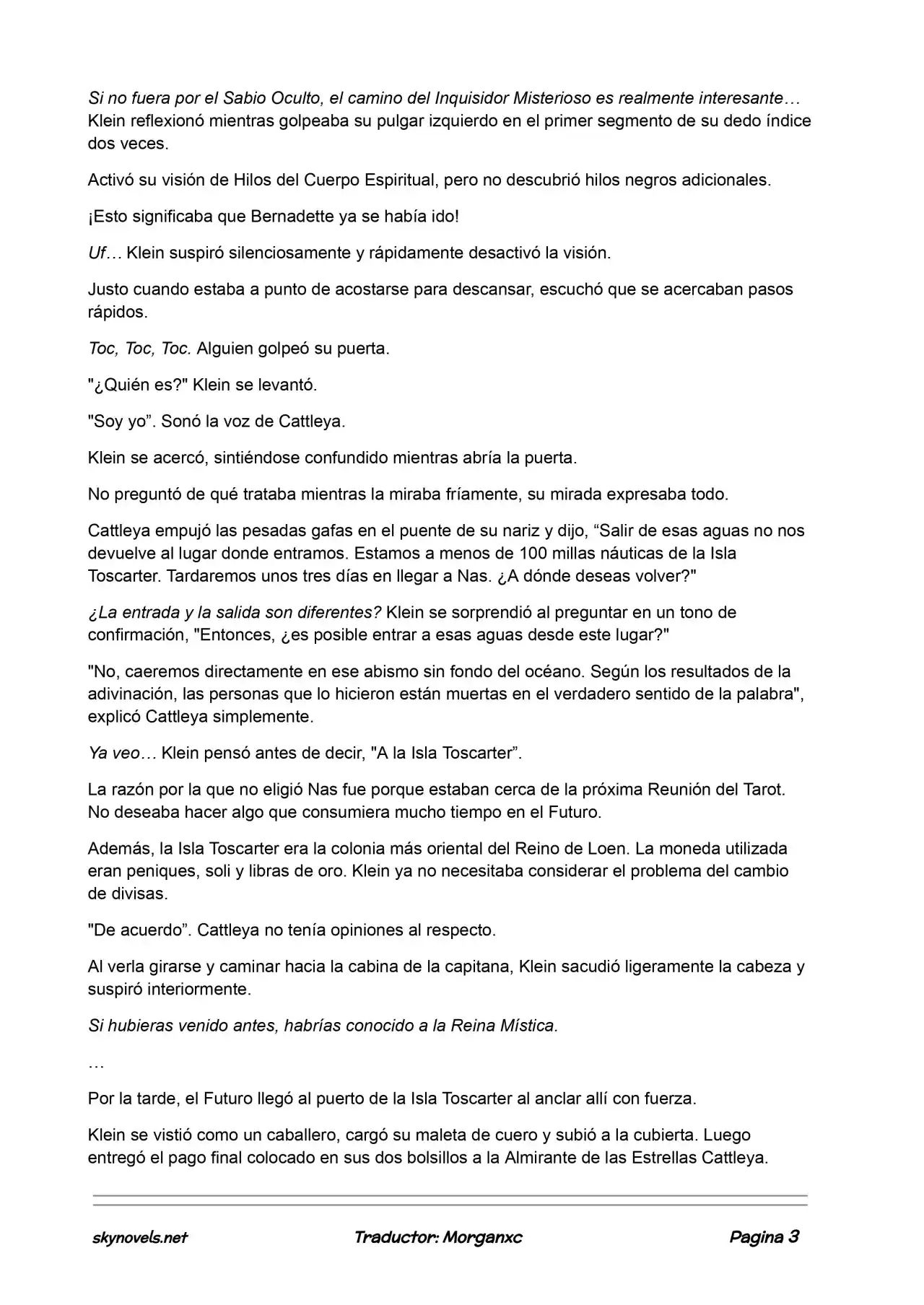 Lord Of The Mysteries (Novela) - Capítulo 674 - Página 3 - LectorTMOo