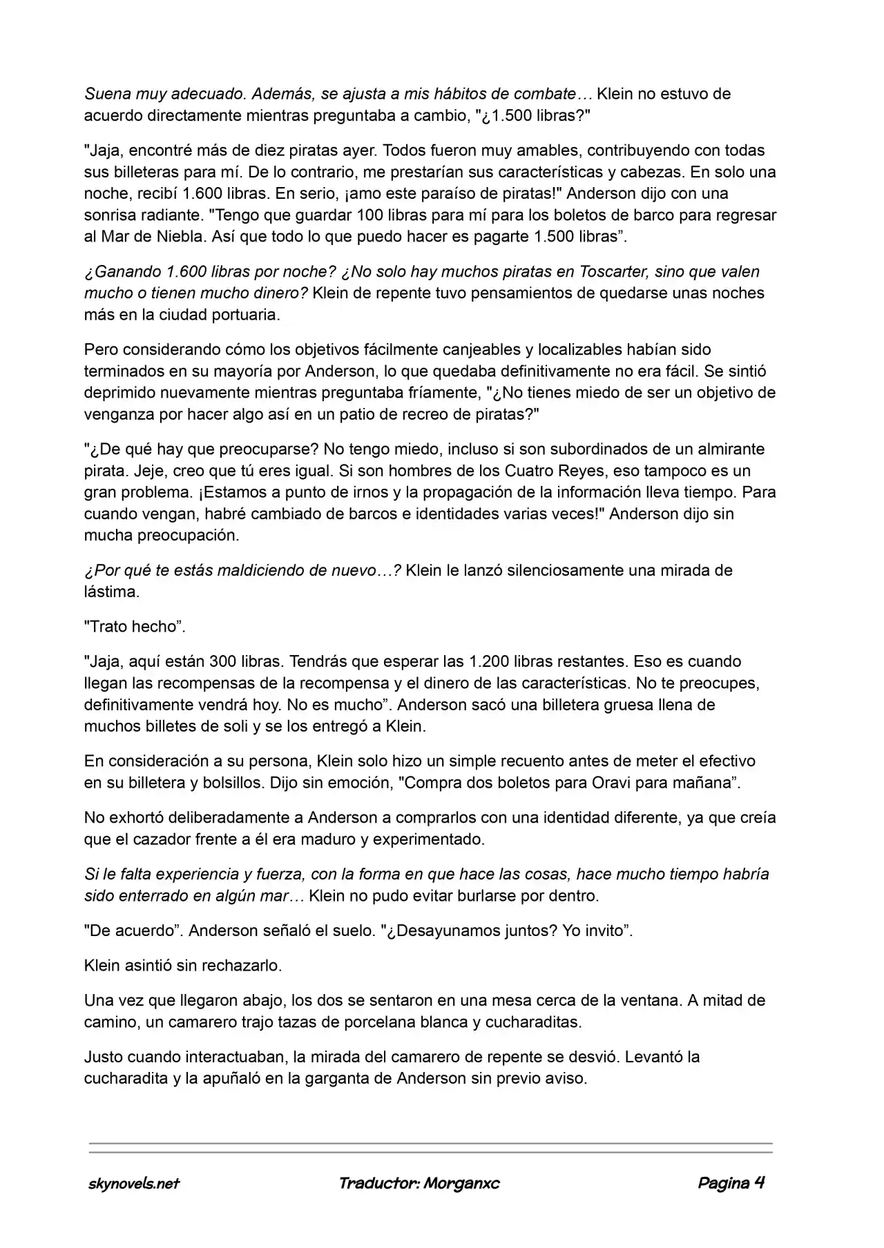 Lord Of The Mysteries (Novela) - Capítulo 676 - Página 4 - LectorTMOo