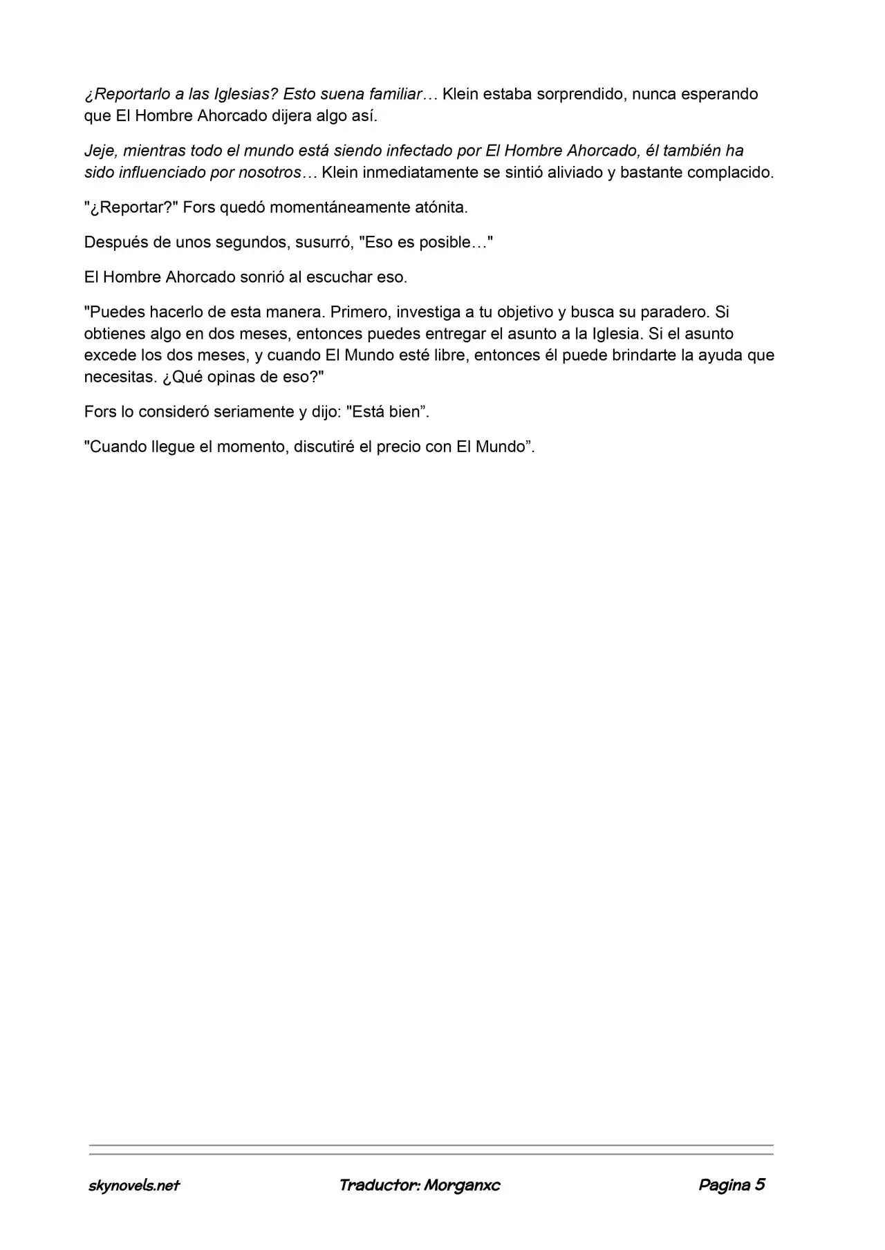 Lord Of The Mysteries (Novela) - Capítulo 679 - Página 5 - LectorTMOo
