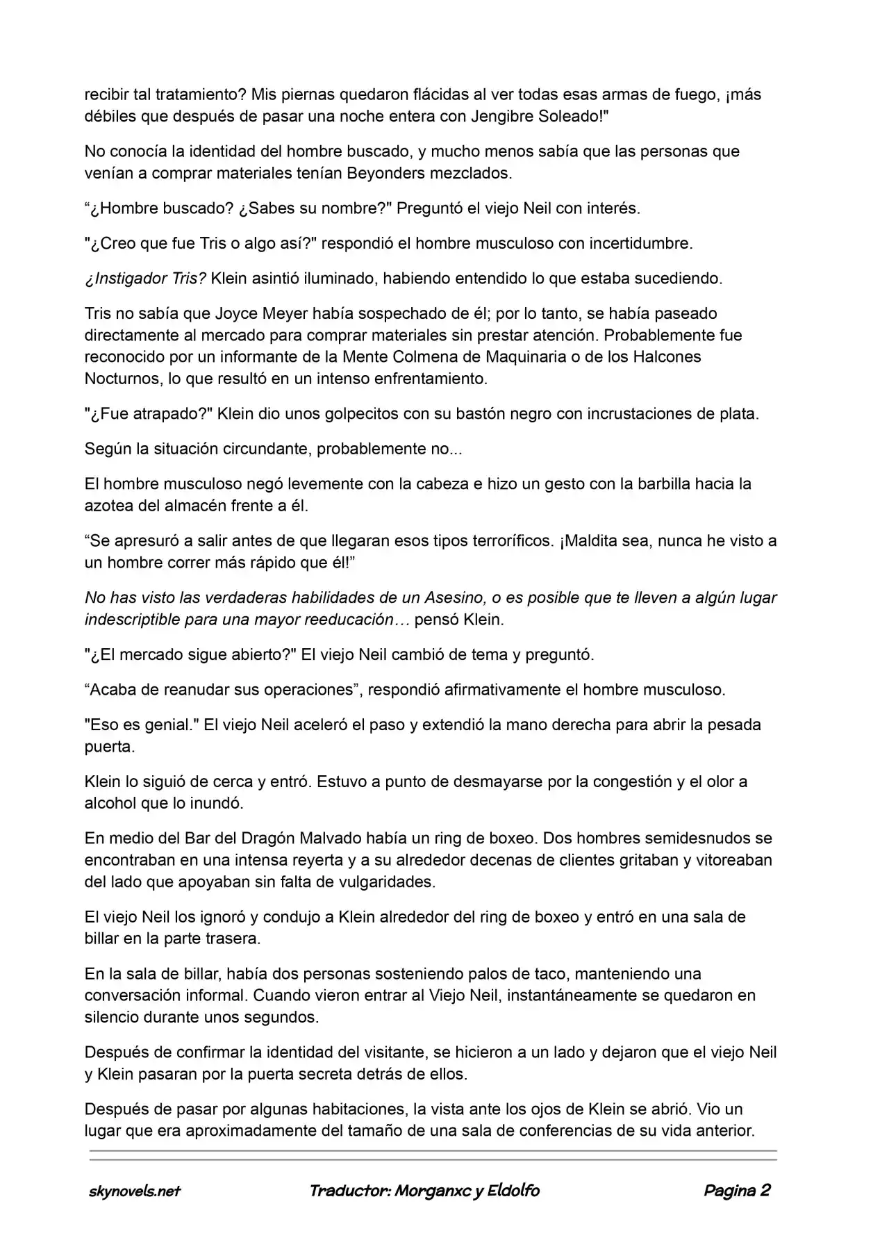 Lord Of The Mysteries (Novela) - Capítulo 68 - Página 2 - LectorTMOo