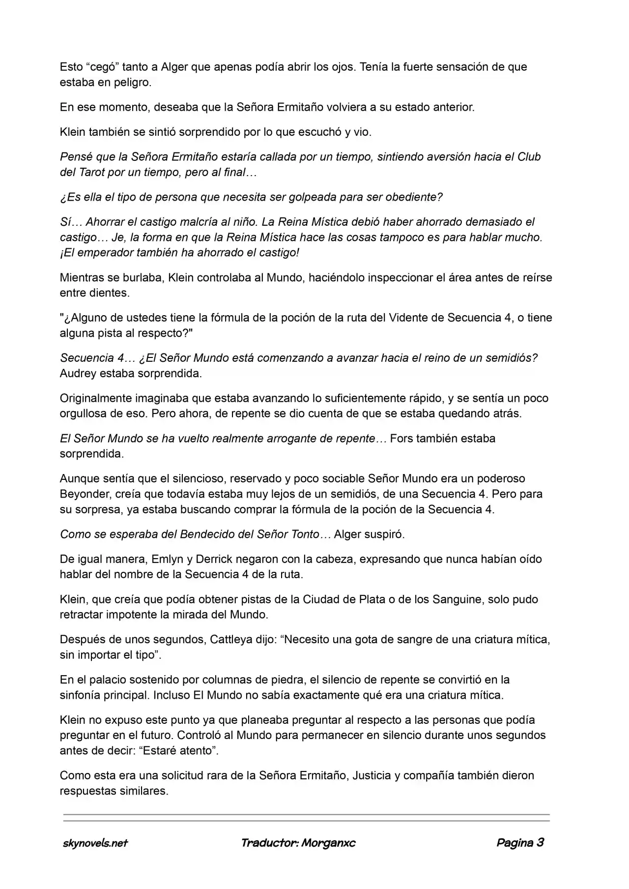 Lord Of The Mysteries (Novela) - Capítulo 680 - Página 3 - LectorTMOo