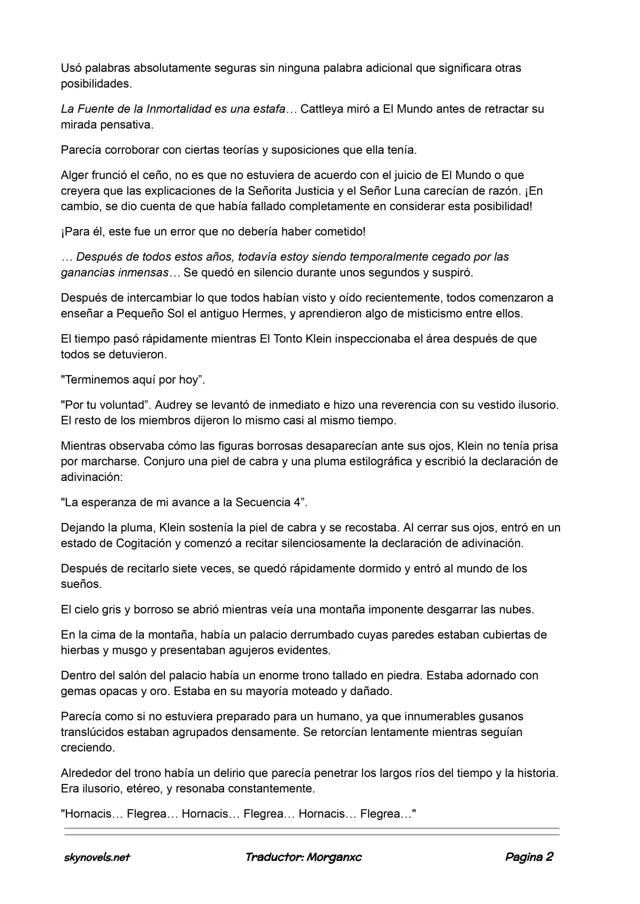 Lord Of The Mysteries (Novela) - Capítulo 682 - Página 2 - LectorTMOo