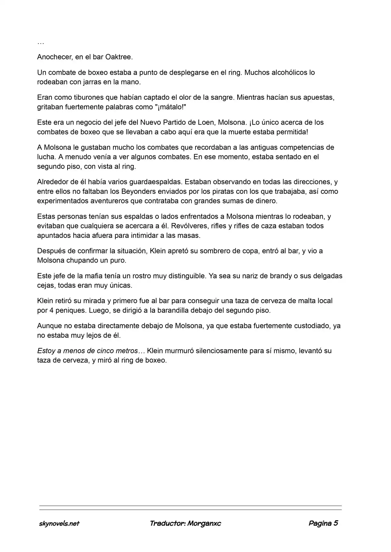 Lord Of The Mysteries (Novela) - Capítulo 682 - Página 5 - LectorTMOo