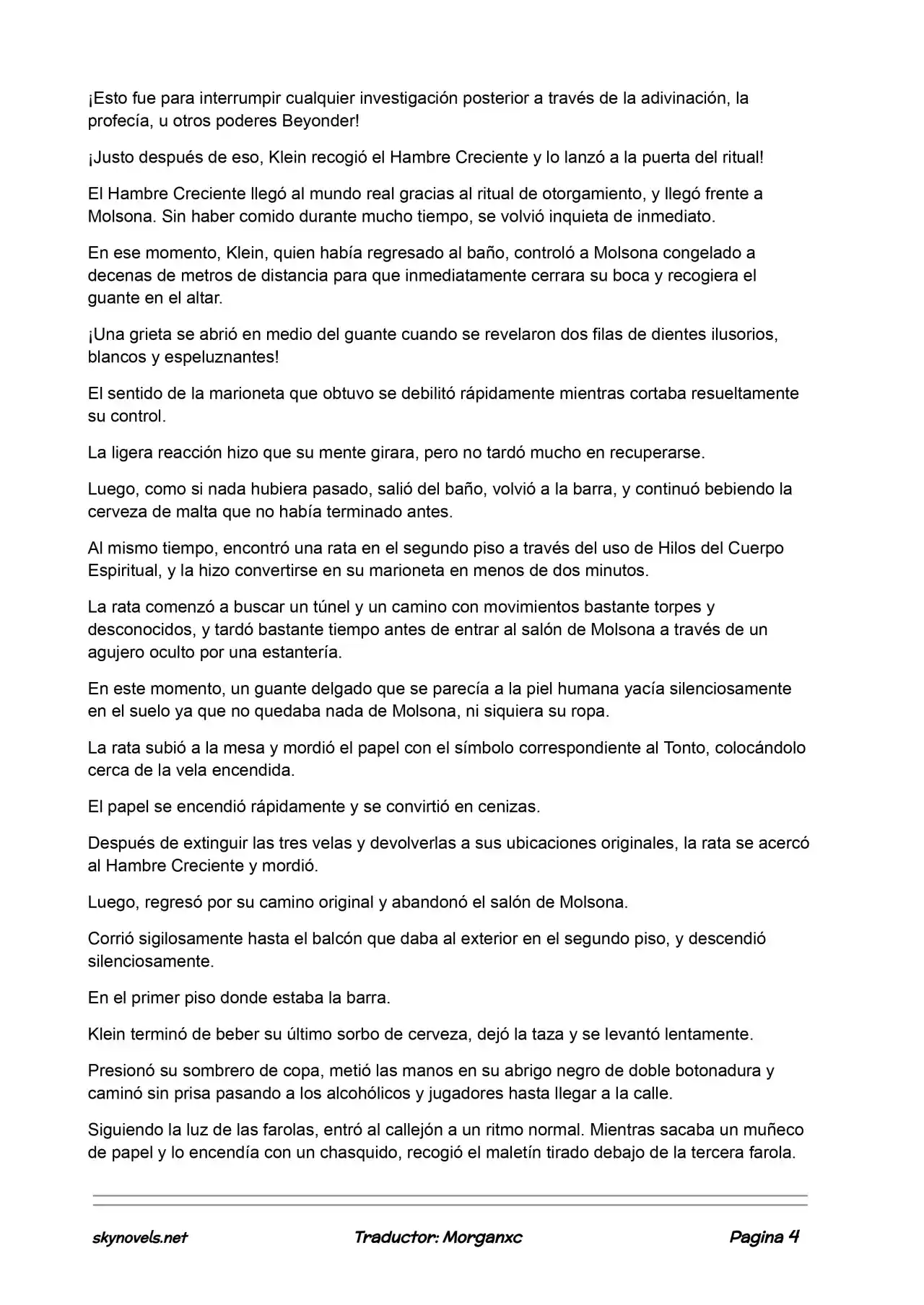 Lord Of The Mysteries (Novela) - Capítulo 683 - Página 4 - LectorTMOo