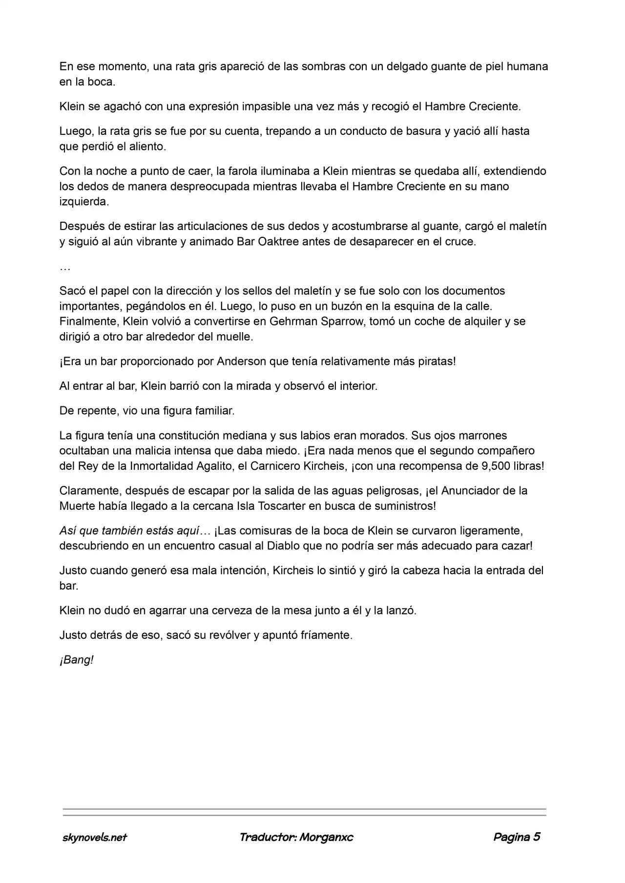 Lord Of The Mysteries (Novela) - Capítulo 683 - Página 5 - LectorTMOo