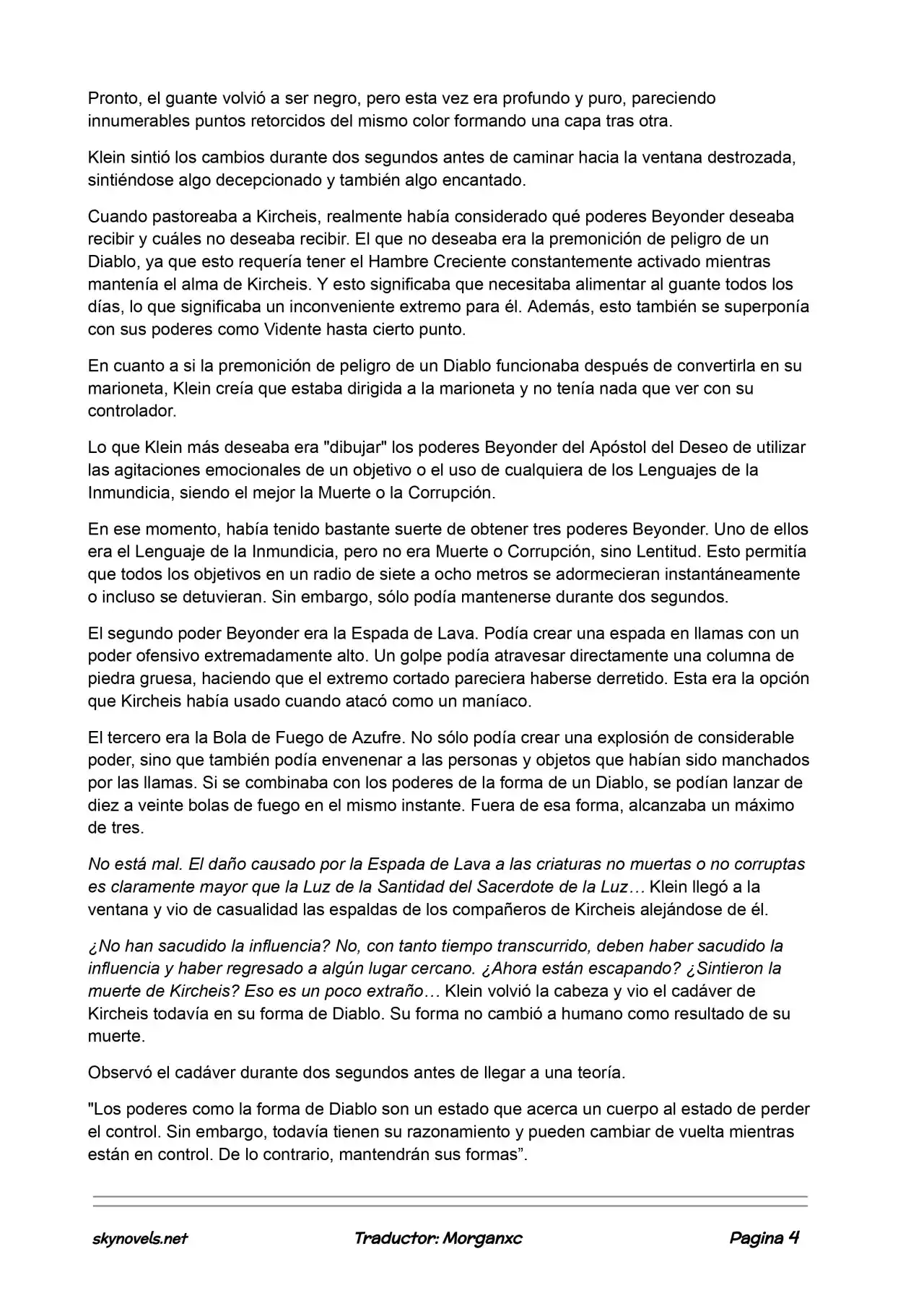 Lord Of The Mysteries (Novela) - Capítulo 685 - Página 4 - LectorTMOo