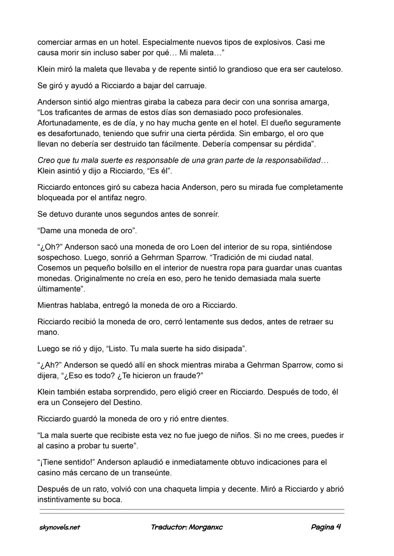 Lord Of The Mysteries (Novela) - Capítulo 689 - Página 4 - LectorTMOo