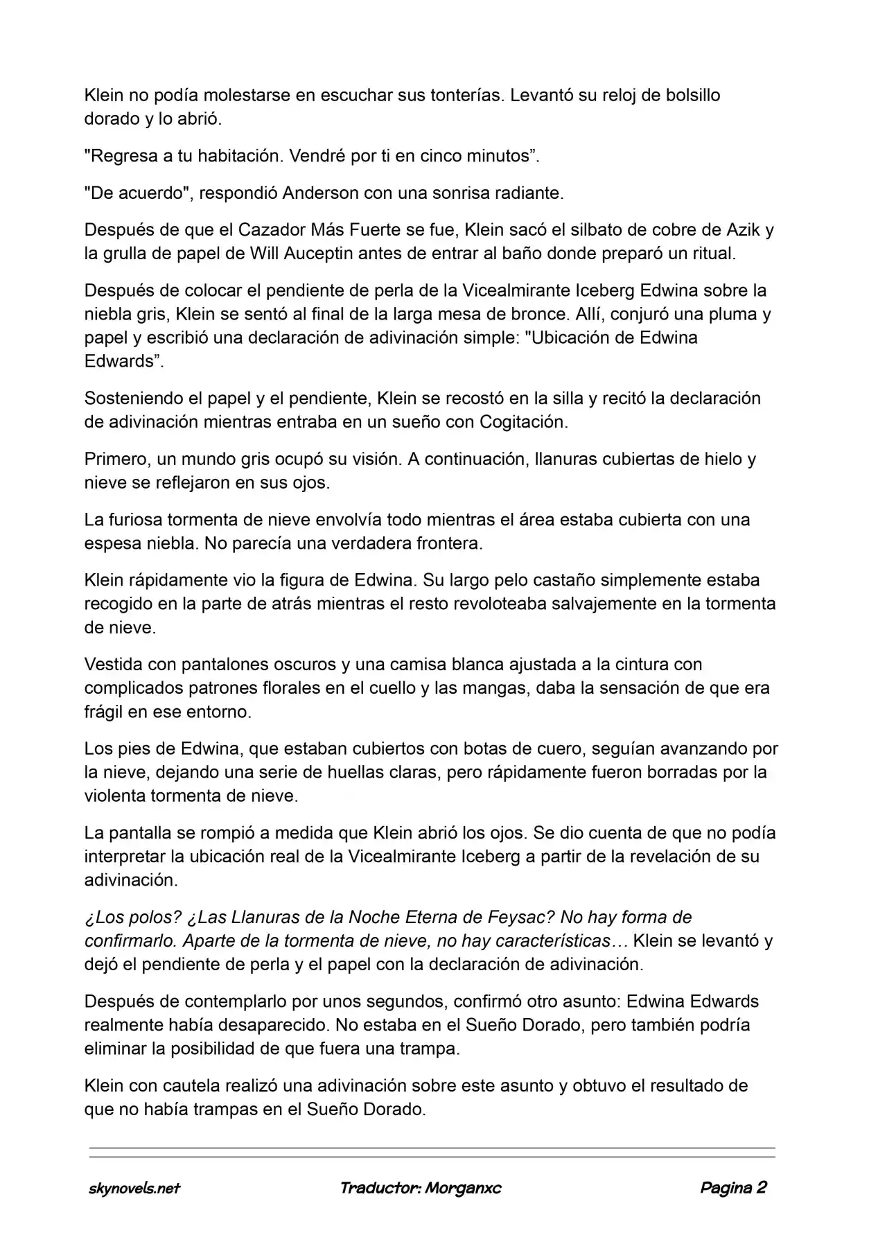 Lord Of The Mysteries (Novela) - Capítulo 691 - Página 2 - LectorTMOo