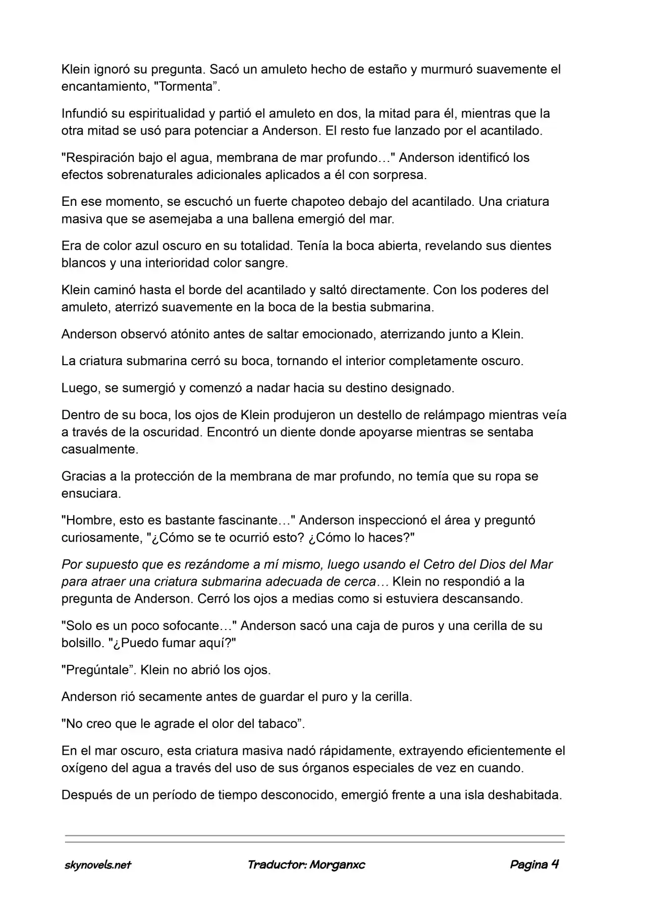 Lord Of The Mysteries (Novela) - Capítulo 691 - Página 4 - LectorTMOo