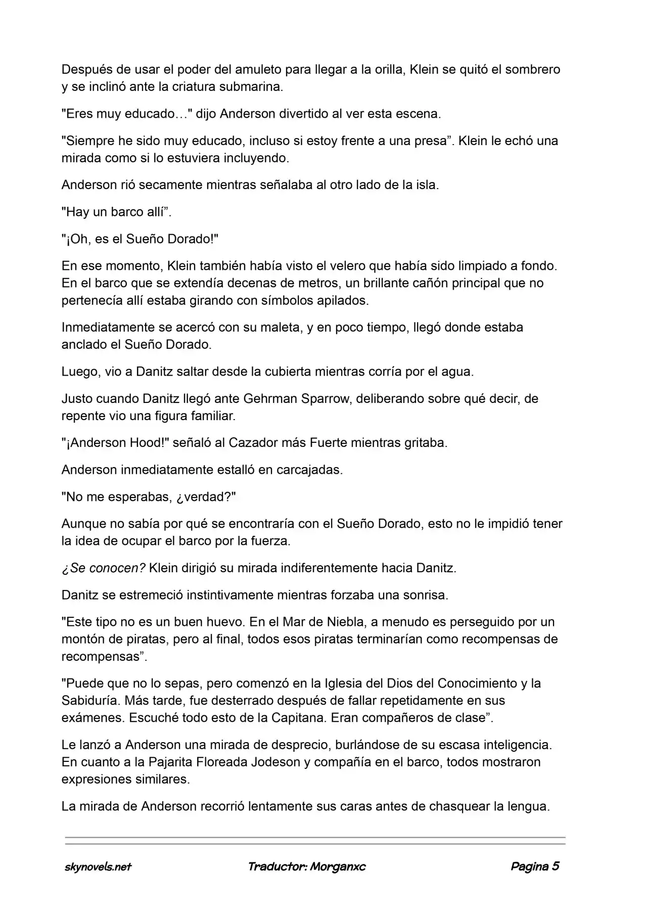 Lord Of The Mysteries (Novela) - Capítulo 691 - Página 5 - LectorTMOo