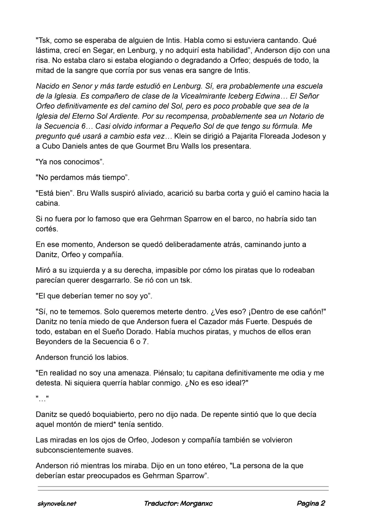 Lord Of The Mysteries (Novela) - Capítulo 692 - Página 2 - LectorTMOo