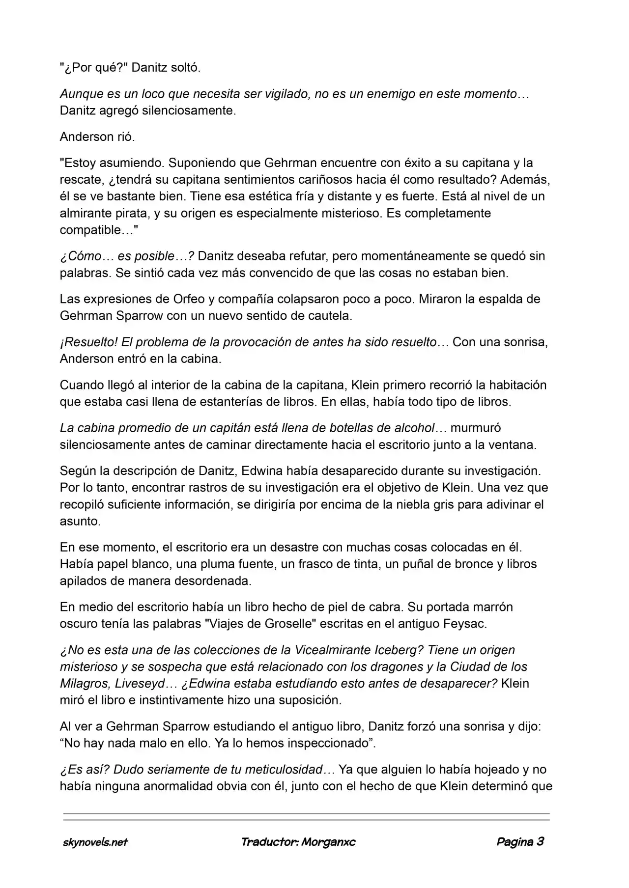 Lord Of The Mysteries (Novela) - Capítulo 692 - Página 3 - LectorTMOo