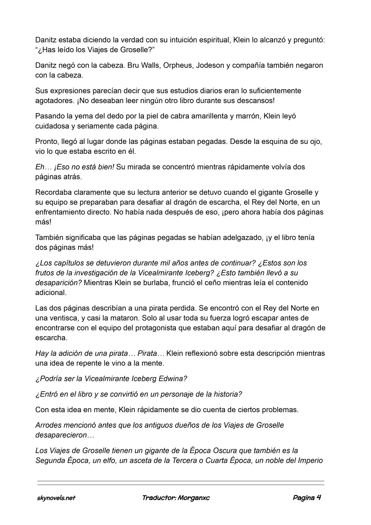 Lord Of The Mysteries (Novela) - Capítulo 692 - Página 4 - LectorTMOo