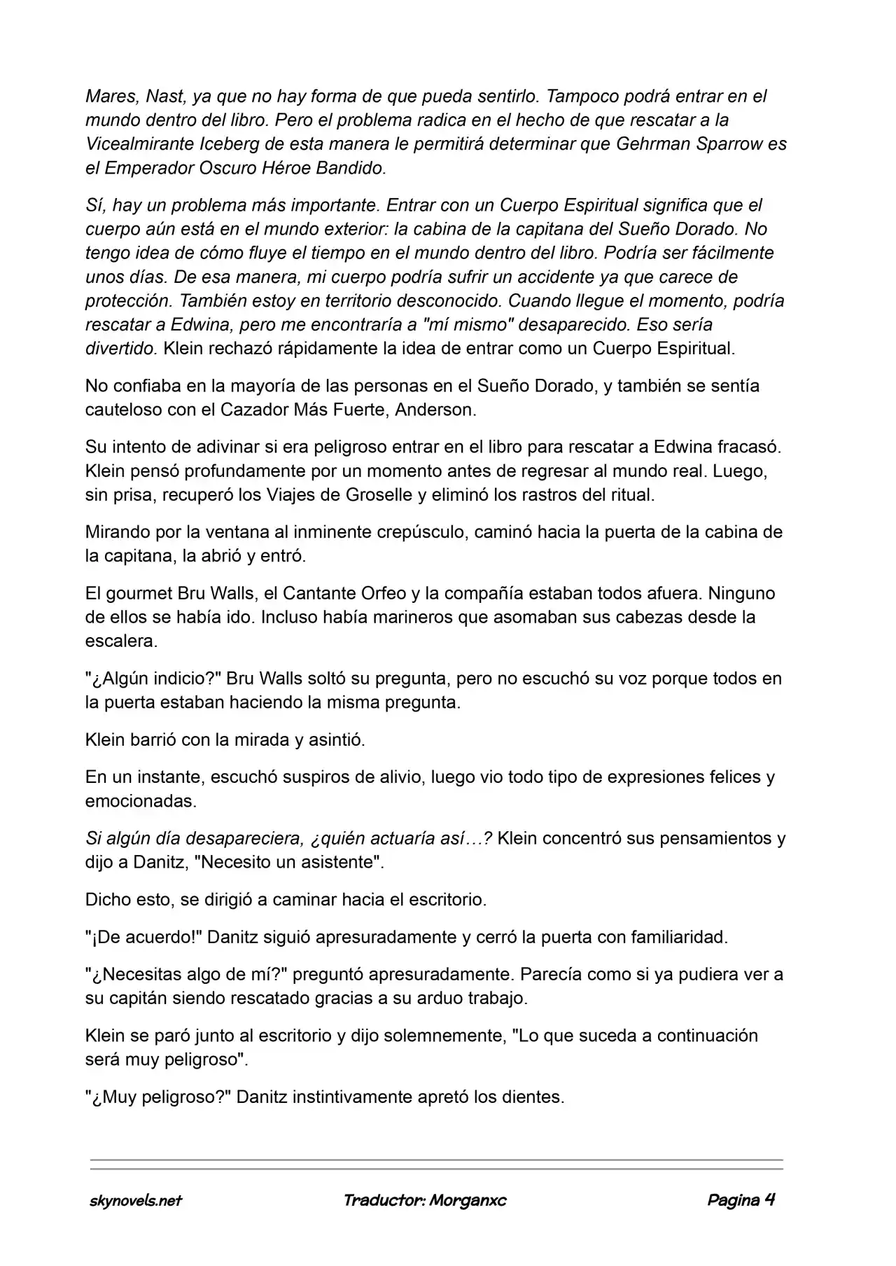 Lord Of The Mysteries (Novela) - Capítulo 693 - Página 4 - LectorTMOo