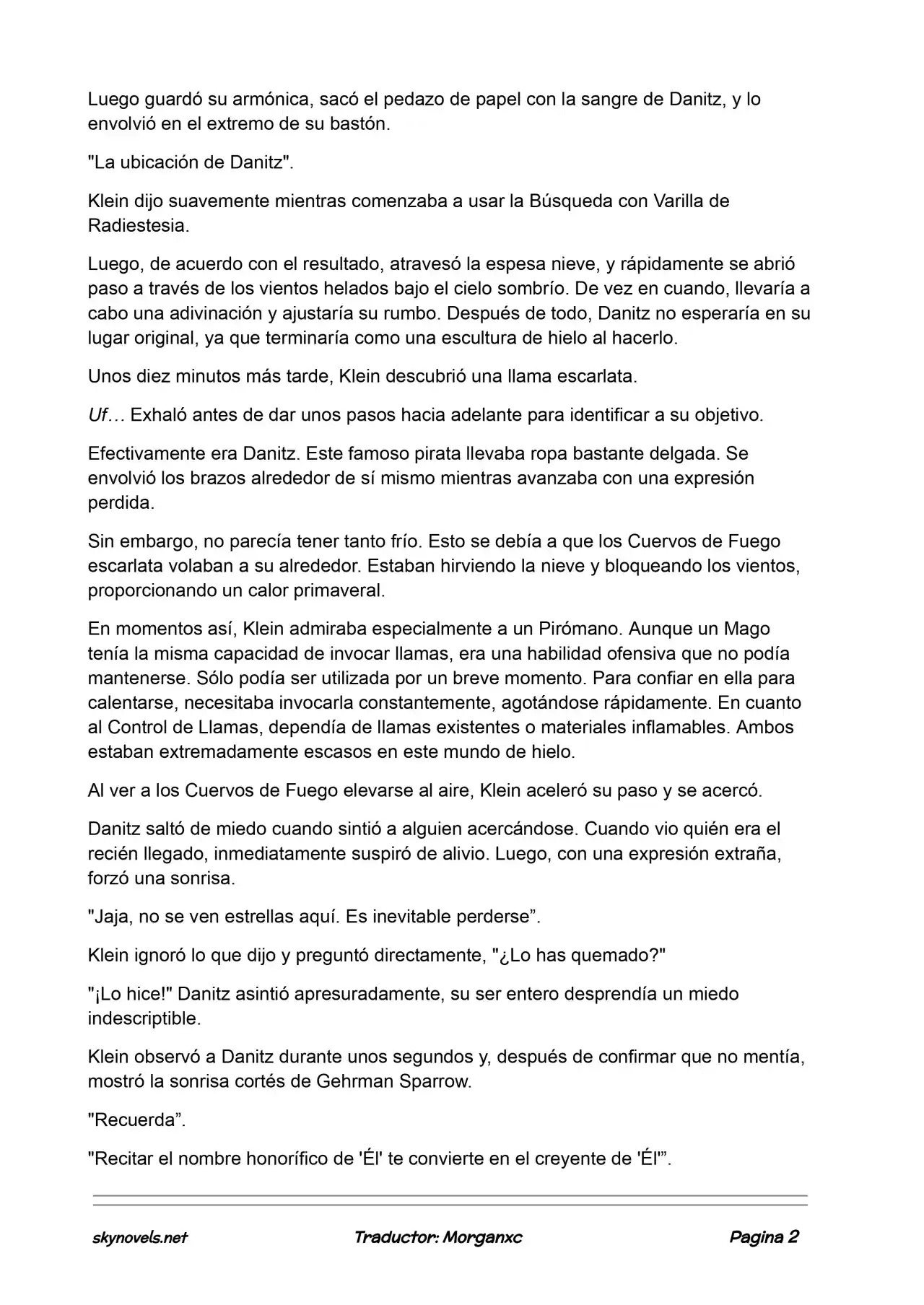 Lord Of The Mysteries (Novela) - Capítulo 695 - Página 2 - LectorTMOo