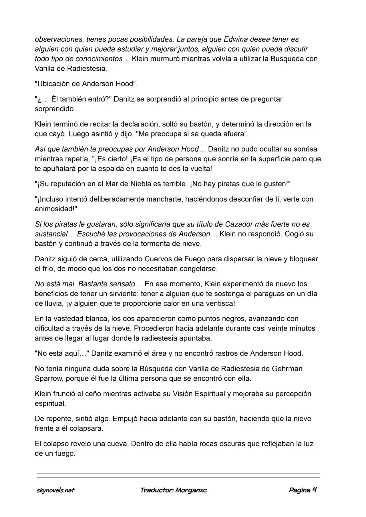 Lord Of The Mysteries (Novela) - Capítulo 695 - Página 4 - LectorTMOo