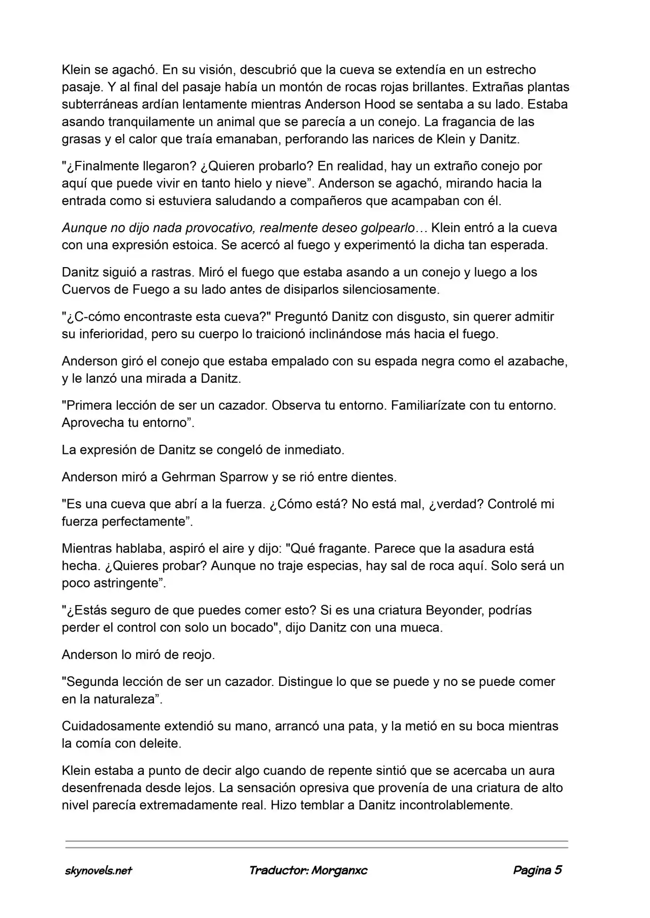 Lord Of The Mysteries (Novela) - Capítulo 695 - Página 5 - LectorTMOo