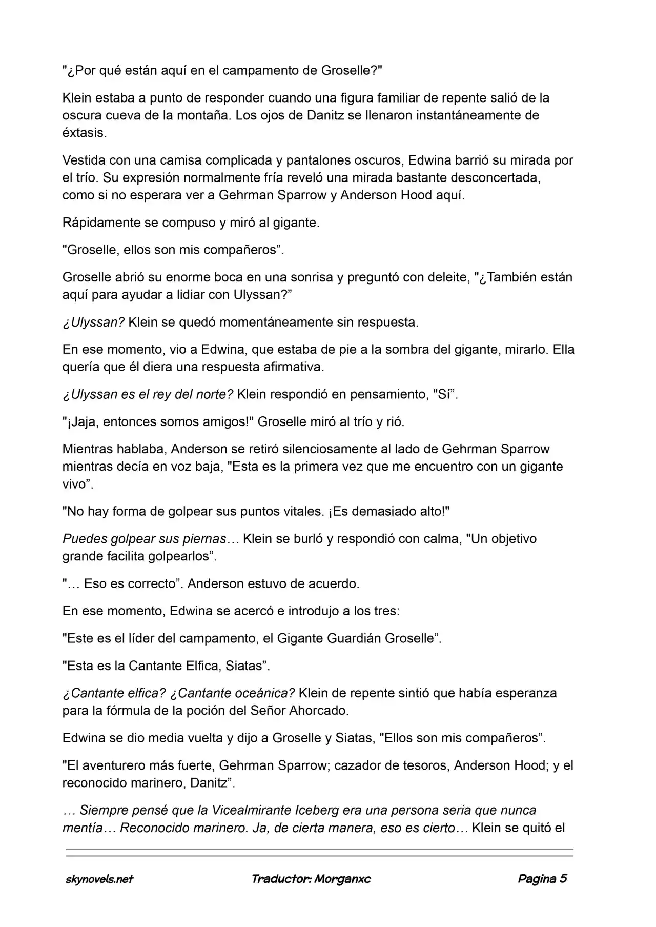 Lord Of The Mysteries (Novela) - Capítulo 696 - Página 5 - LectorTMOo