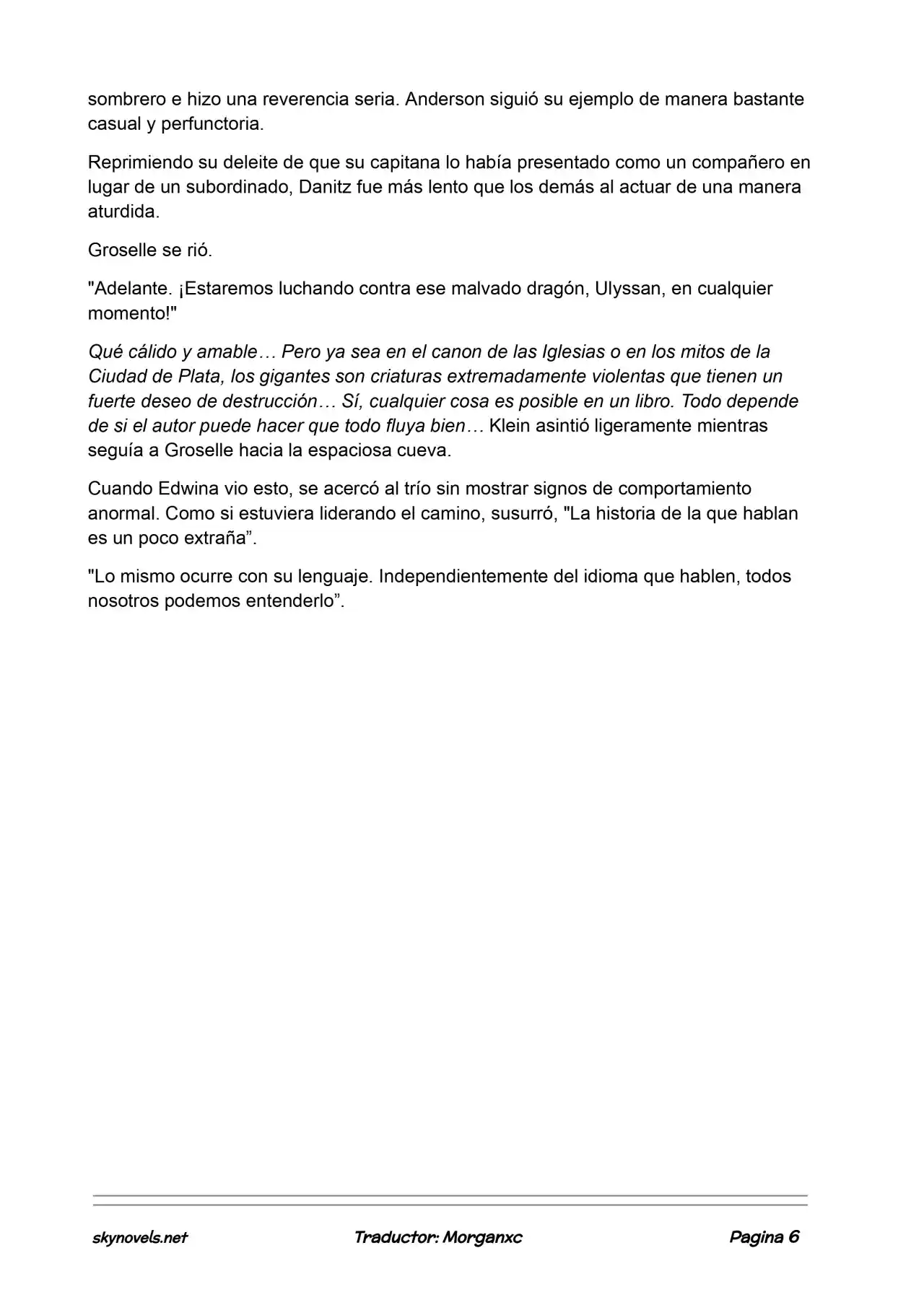 Lord Of The Mysteries (Novela) - Capítulo 696 - Página 6 - LectorTMOo