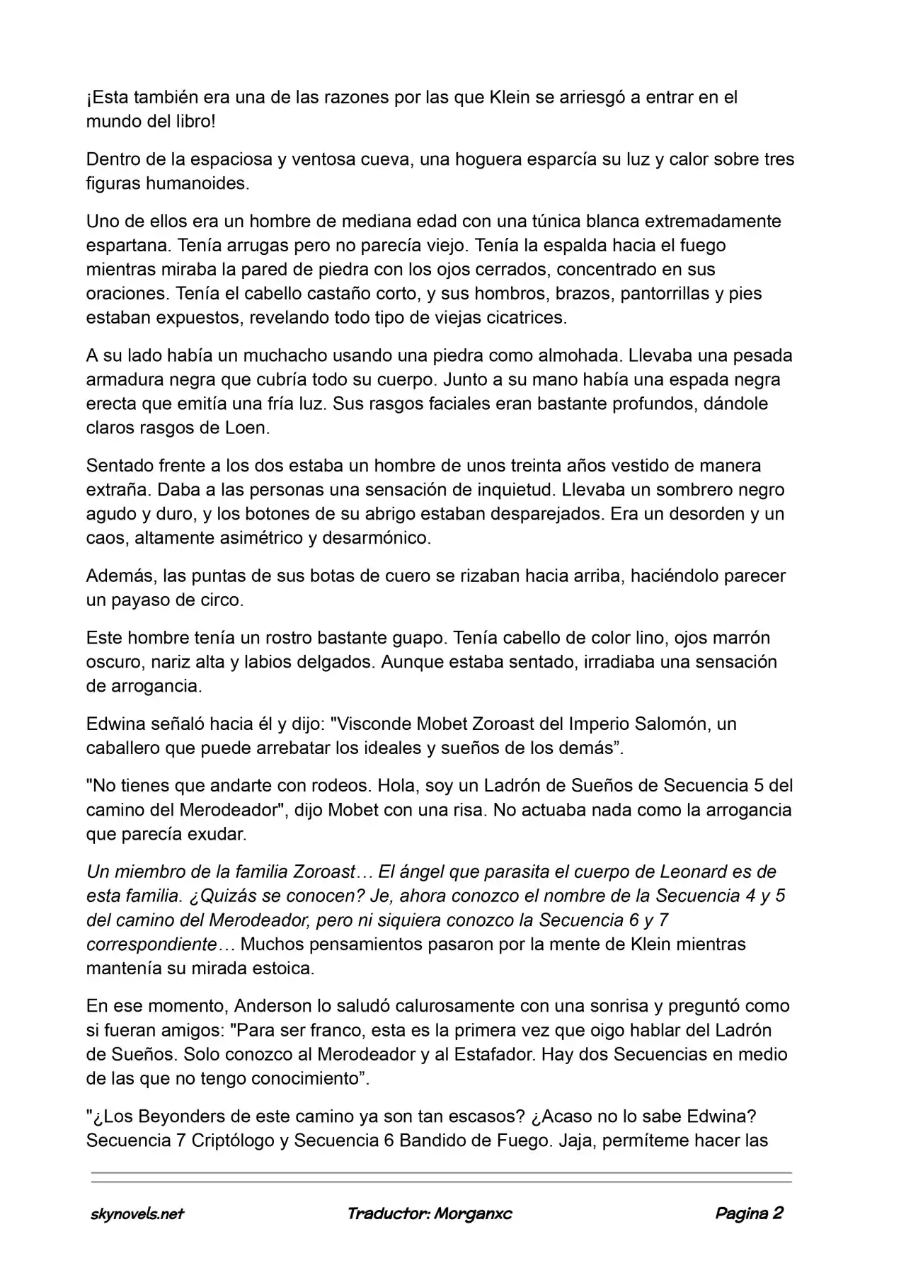Lord Of The Mysteries (Novela) - Capítulo 697 - Página 2 - LectorTMOo
