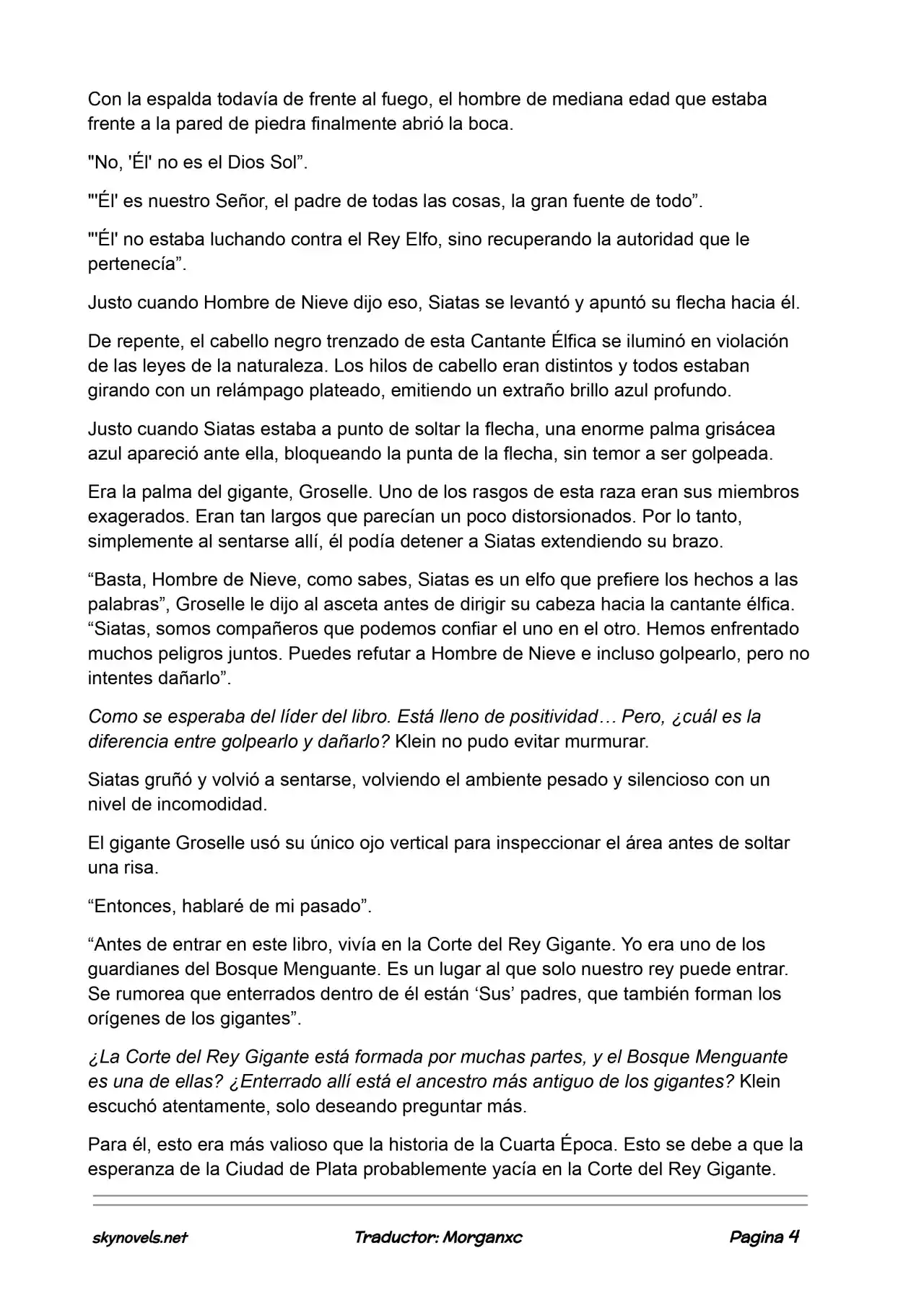 Lord Of The Mysteries (Novela) - Capítulo 698 - Página 4 - LectorTMOo