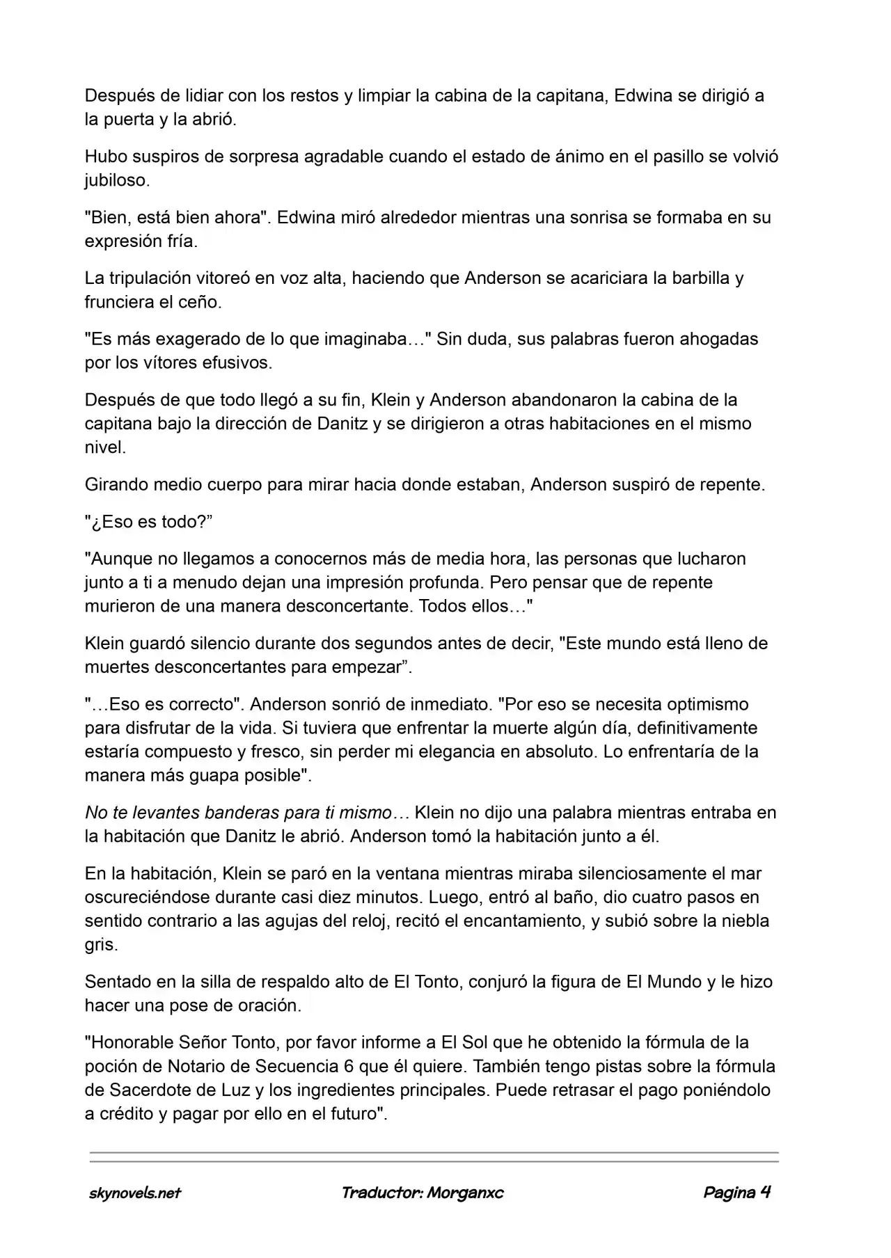 Lord Of The Mysteries (Novela) - Capítulo 703 - Página 4 - LectorTMOo