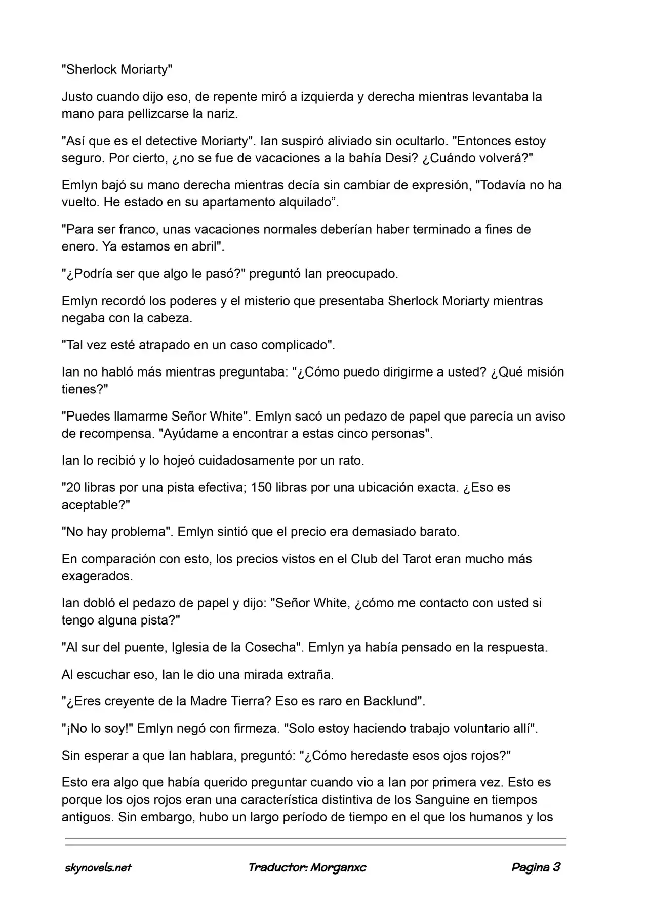 Lord Of The Mysteries (Novela) - Capítulo 706 - Página 3 - LectorTMOo