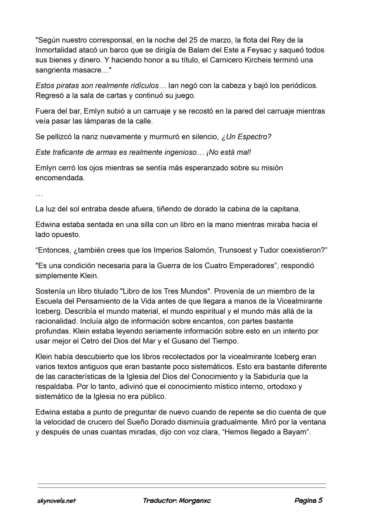 Lord Of The Mysteries (Novela) - Capítulo 706 - Página 4 - LectorTMOo