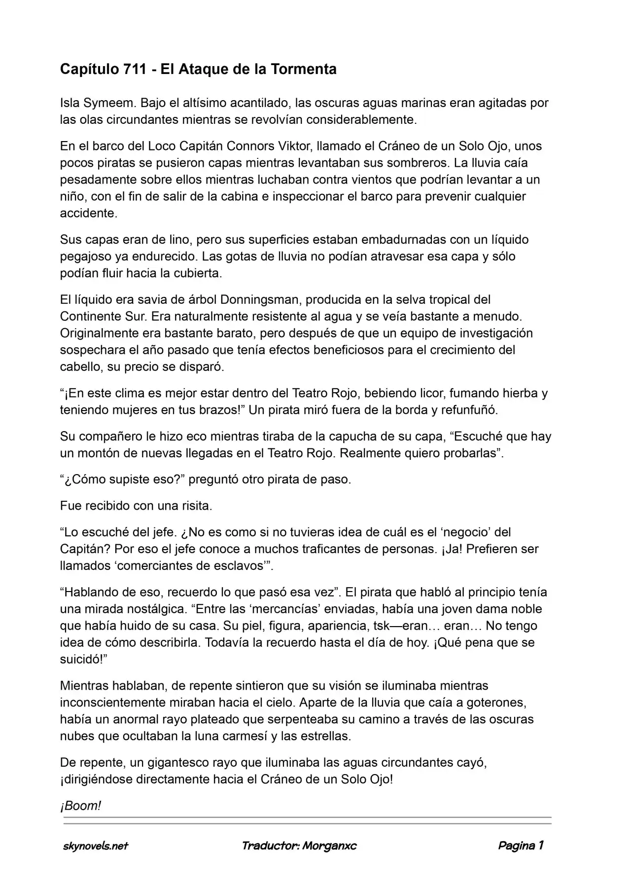 Lord Of The Mysteries (Novela) - Capítulo 711 - Página 1 - LectorTMOo