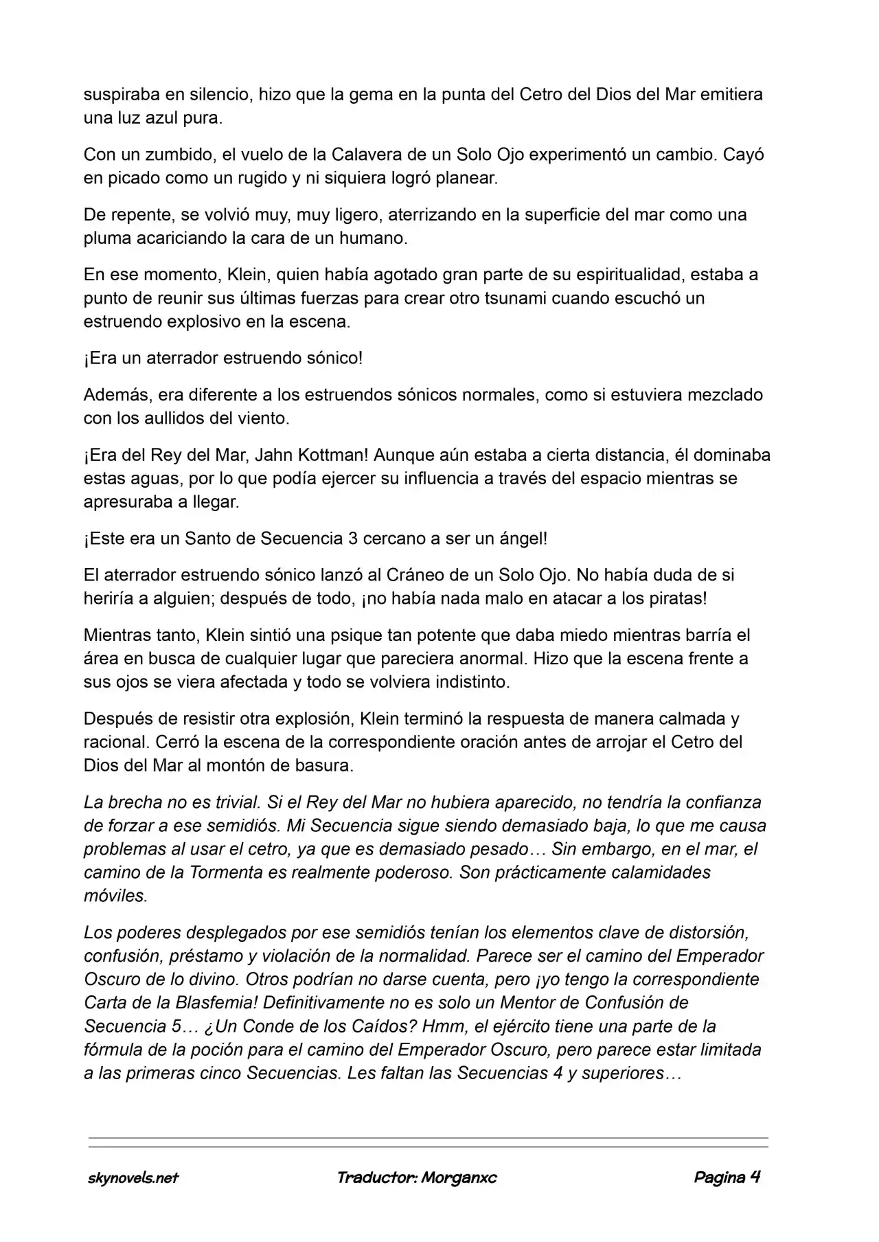 Lord Of The Mysteries (Novela) - Capítulo 711 - Página 4 - LectorTMOo