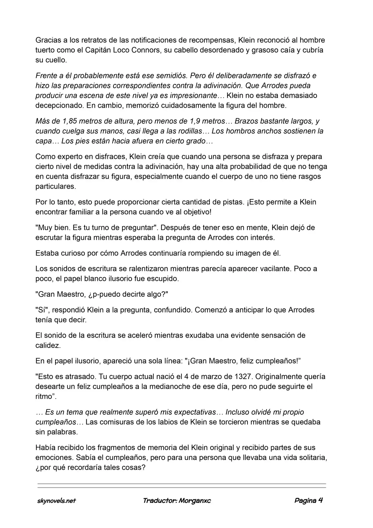 Lord Of The Mysteries (Novela) - Capítulo 713 - Página 4 - LectorTMOo