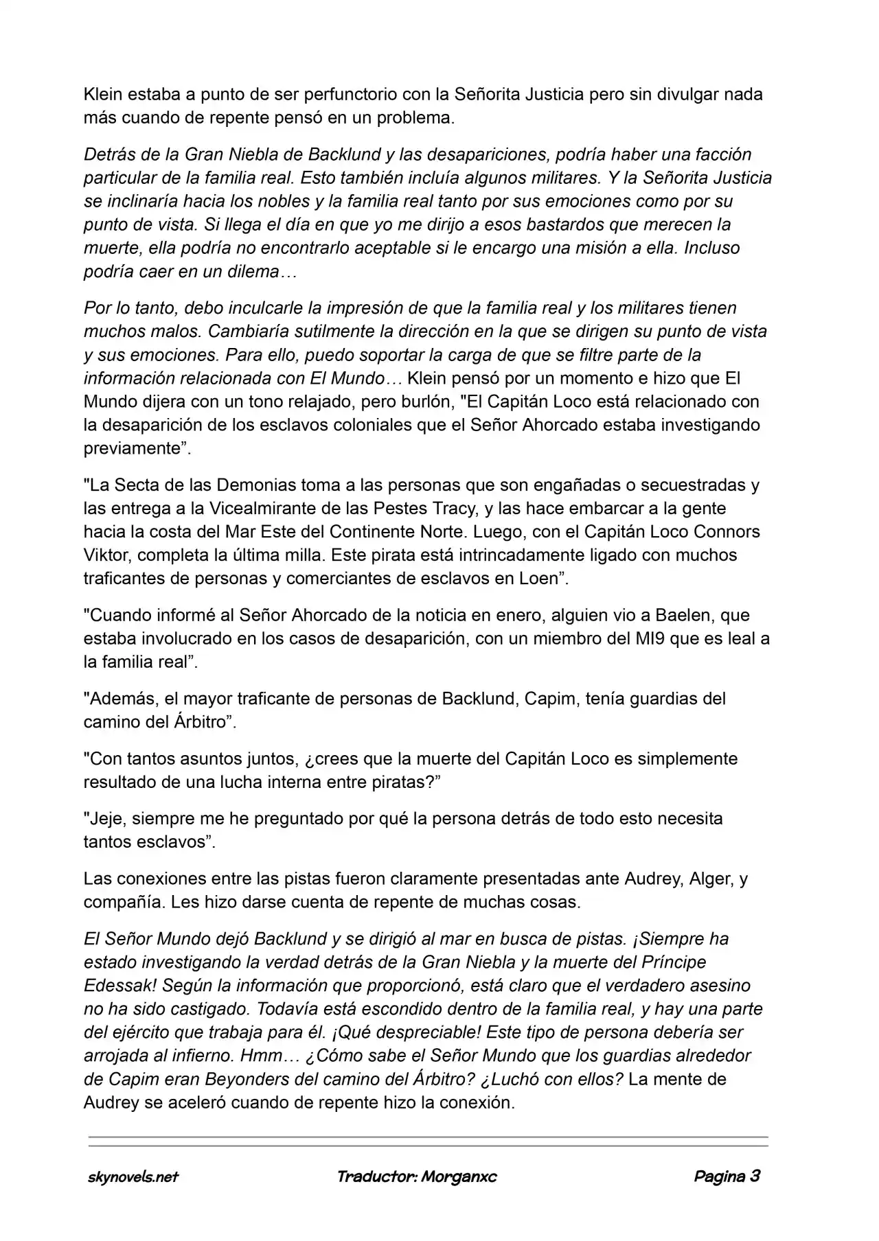 Lord Of The Mysteries (Novela) - Capítulo 717 - Página 3 - LectorTMOo